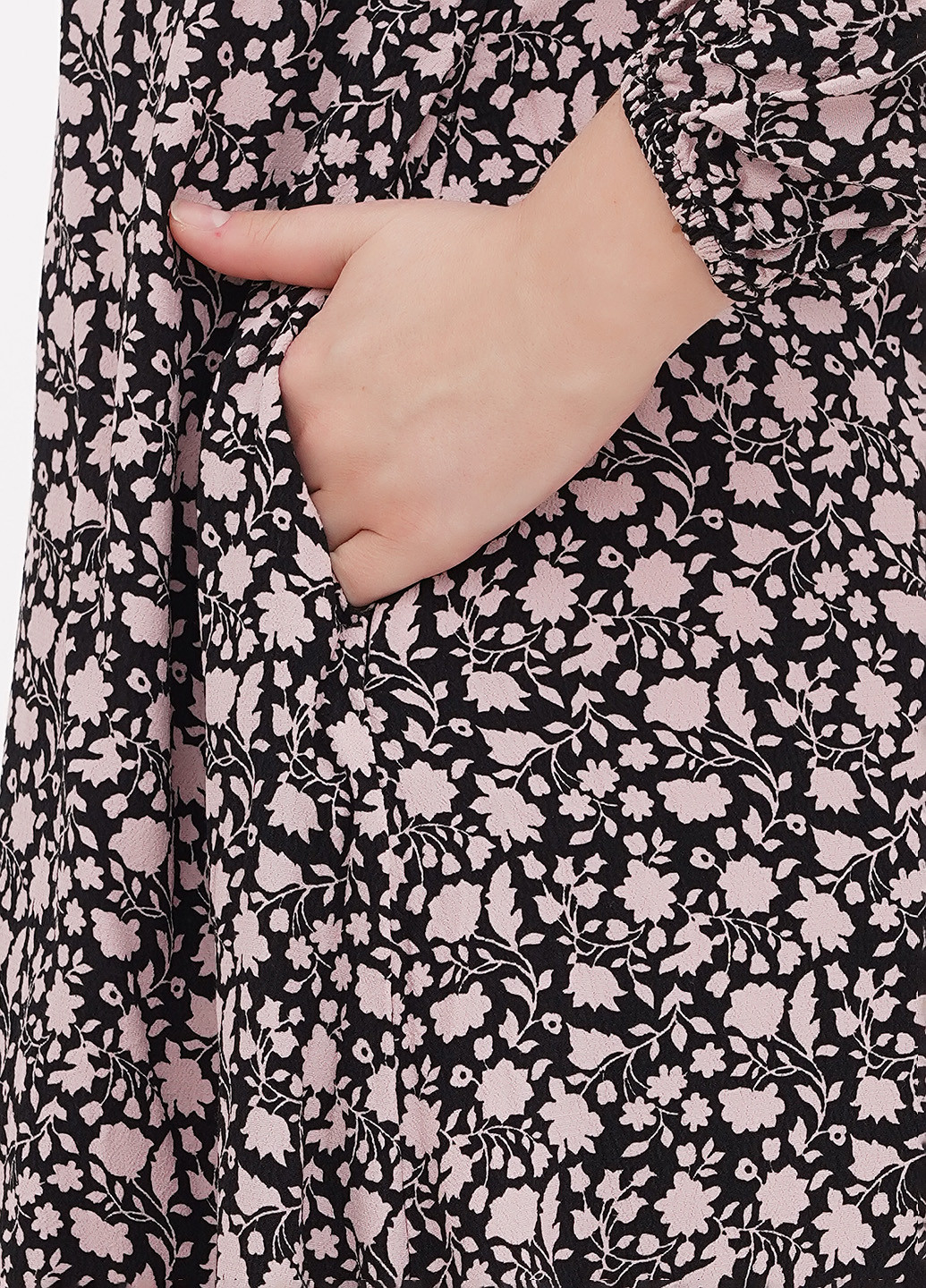 Коричневое кэжуал платье Boden с цветочным принтом