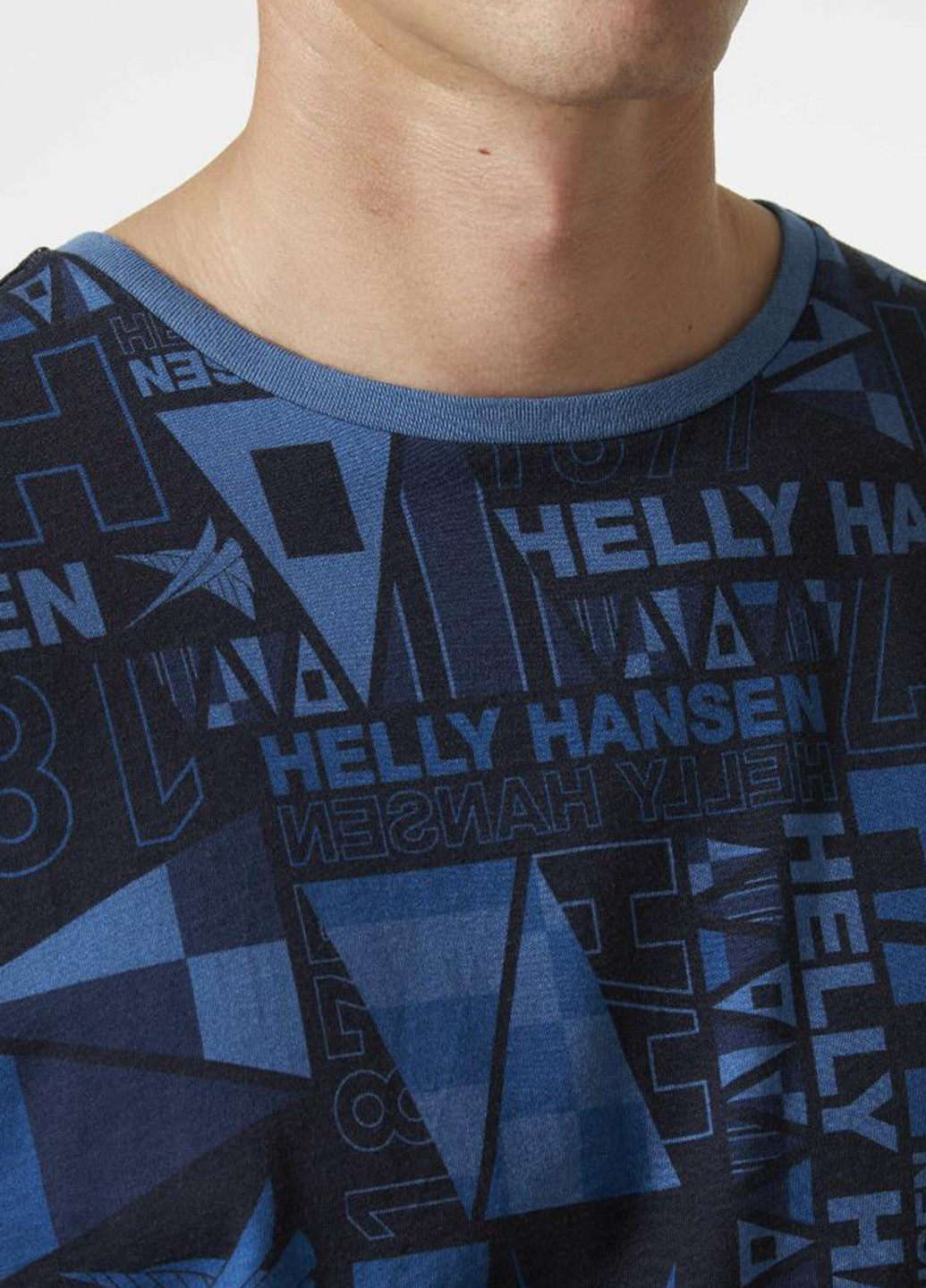 Темно-синя футболка 34303-585 Helly Hansen Mens Newport T-shirt