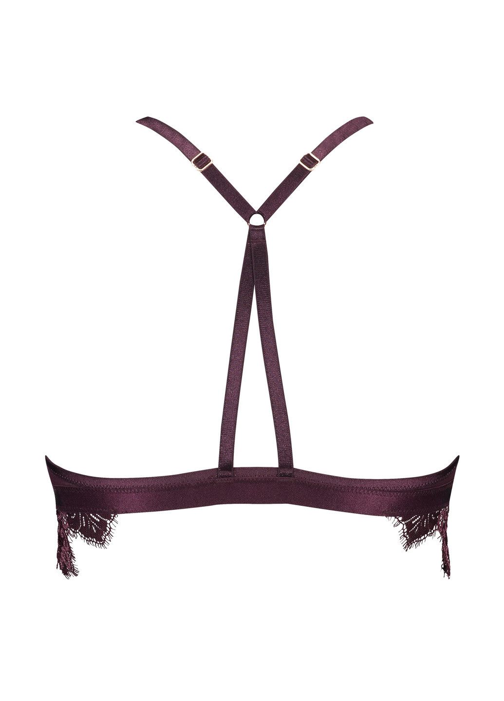 Фіолетовий тріенджел бюстгальтер Hunkemoller без кісточок поліамід