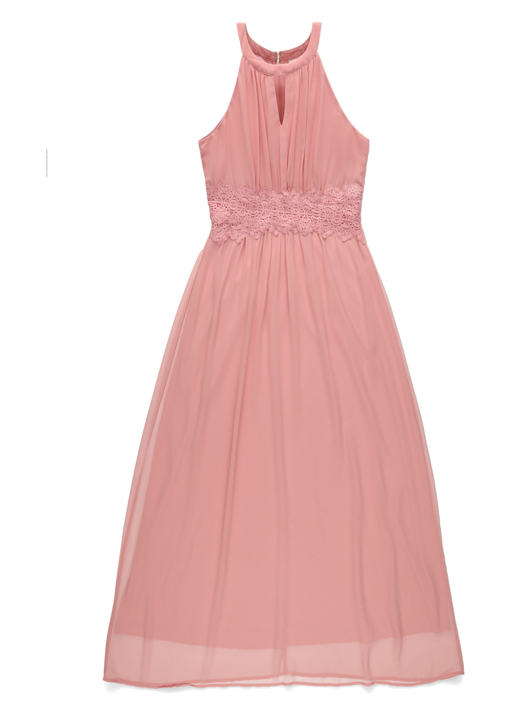 Рожева святковий, вечірня сукня в грецькому стилі Vila однотонна