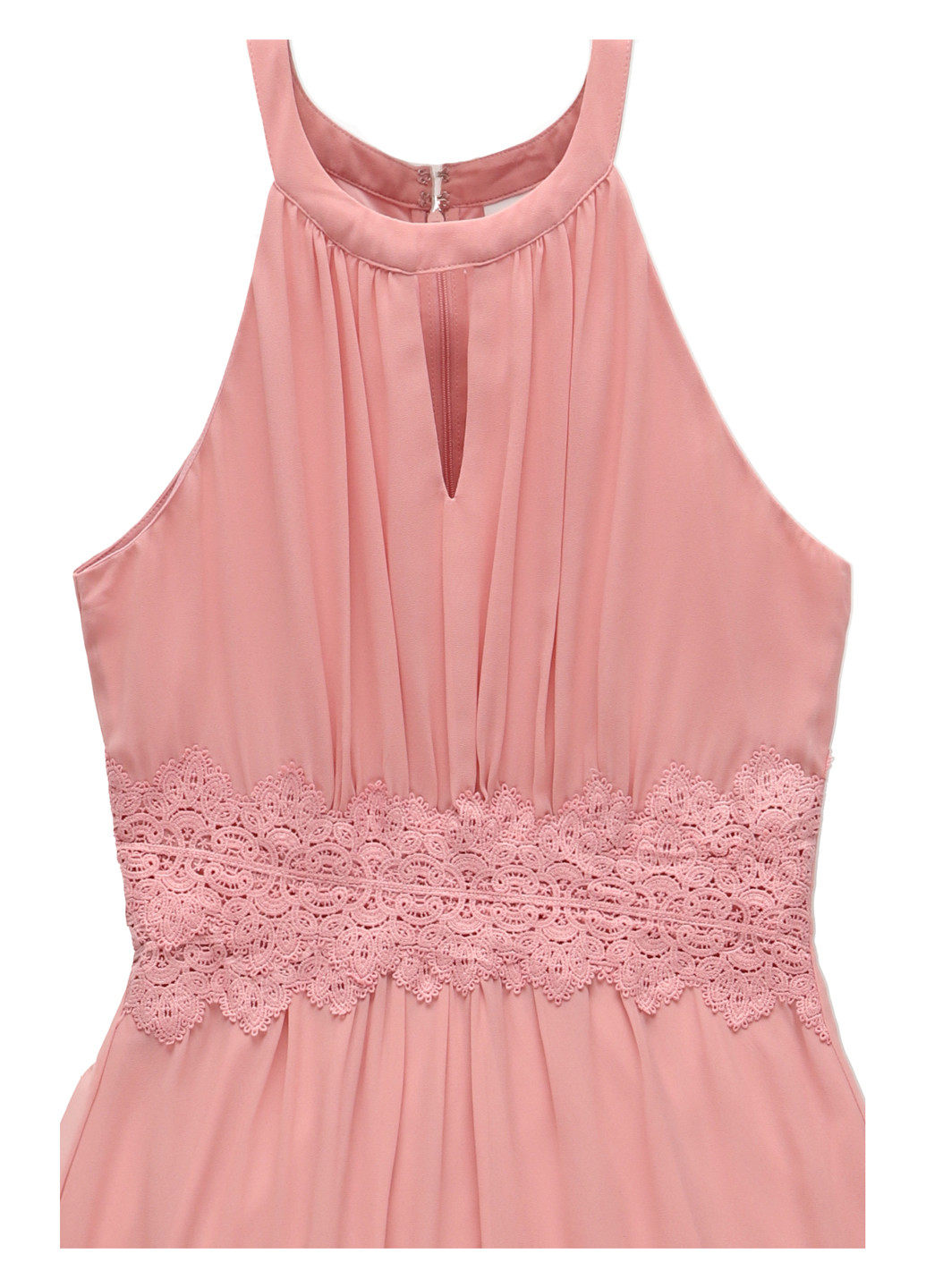 Рожева святковий, вечірня сукня в грецькому стилі Vila однотонна