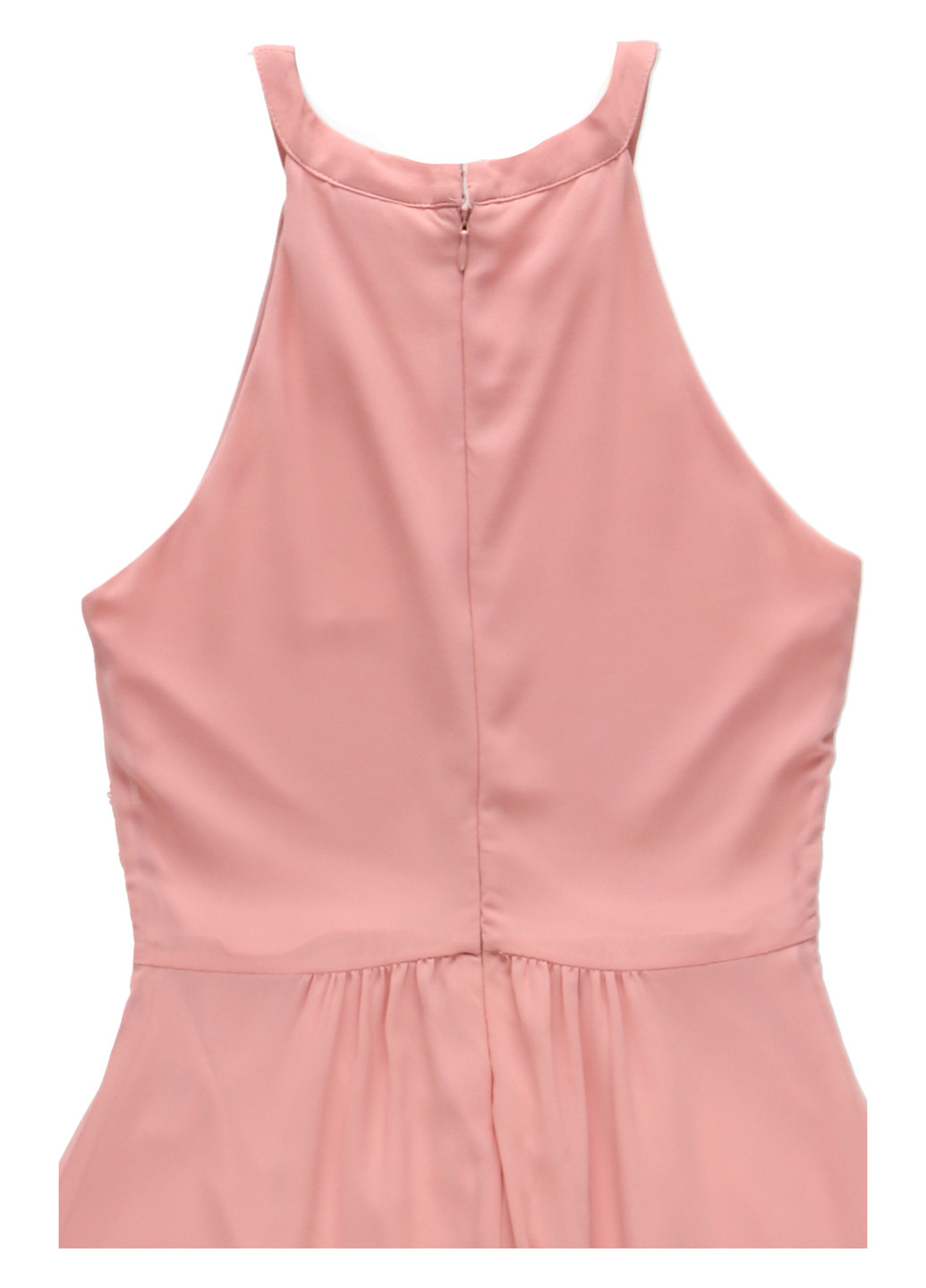 Рожева святковий, вечірня сукня в грецькому стилі Vila однотонна