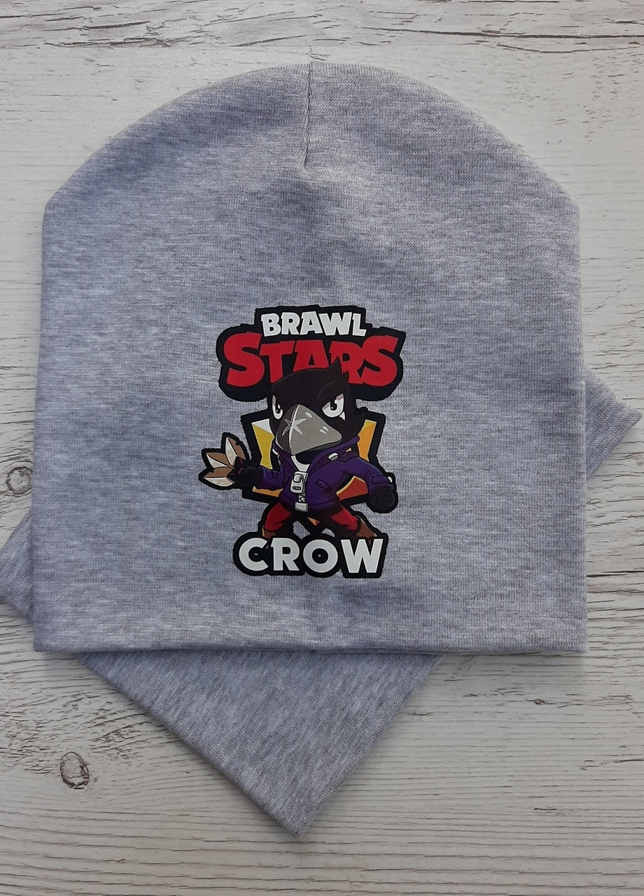 Дитяча шапка з хомутом КАНТА розмір 48-52, сірий (OC-527) Канта (212242491)