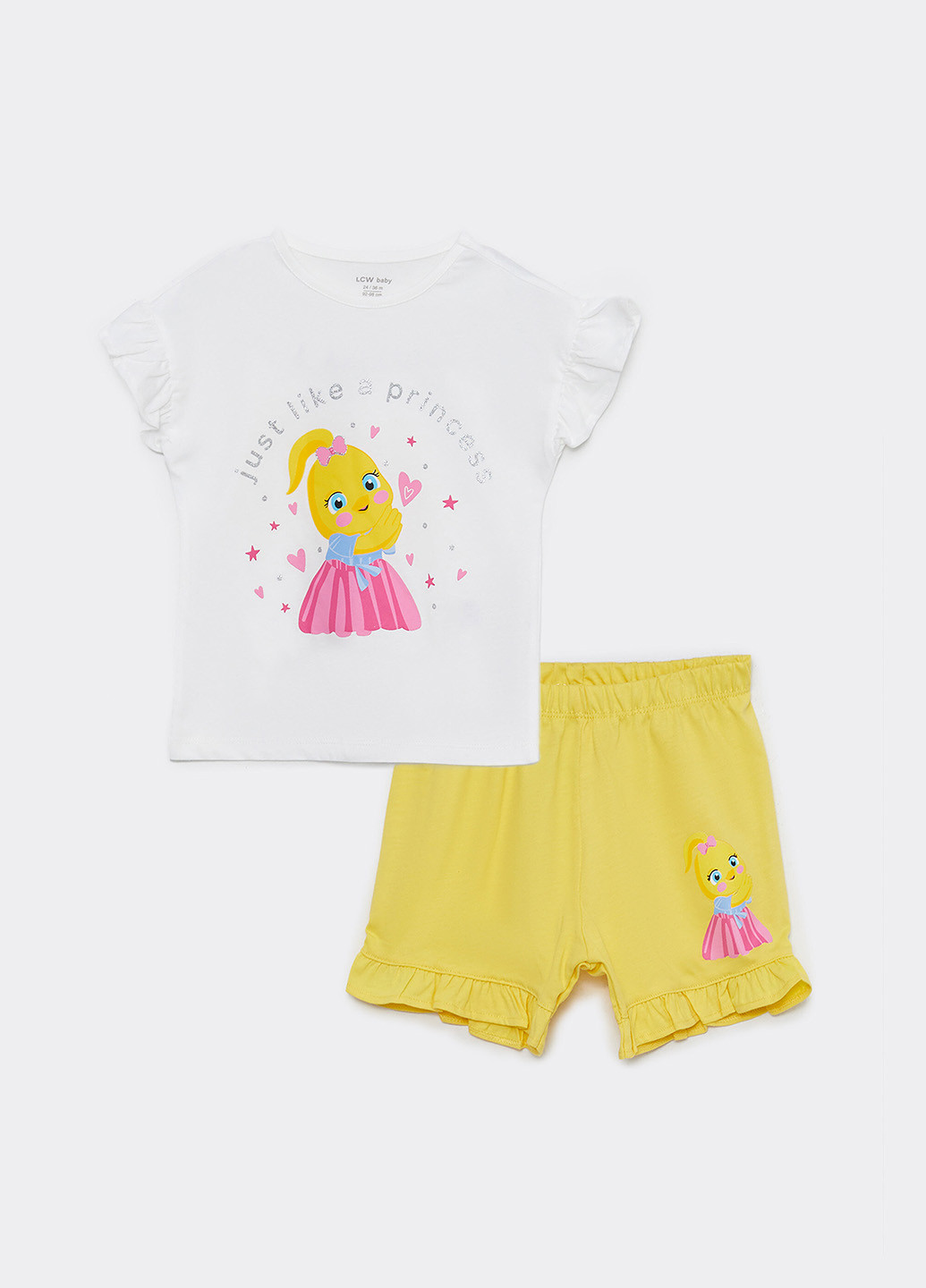 Комбінована всесезон піжама (футболка, шорти) футболка + шорти LC Waikiki