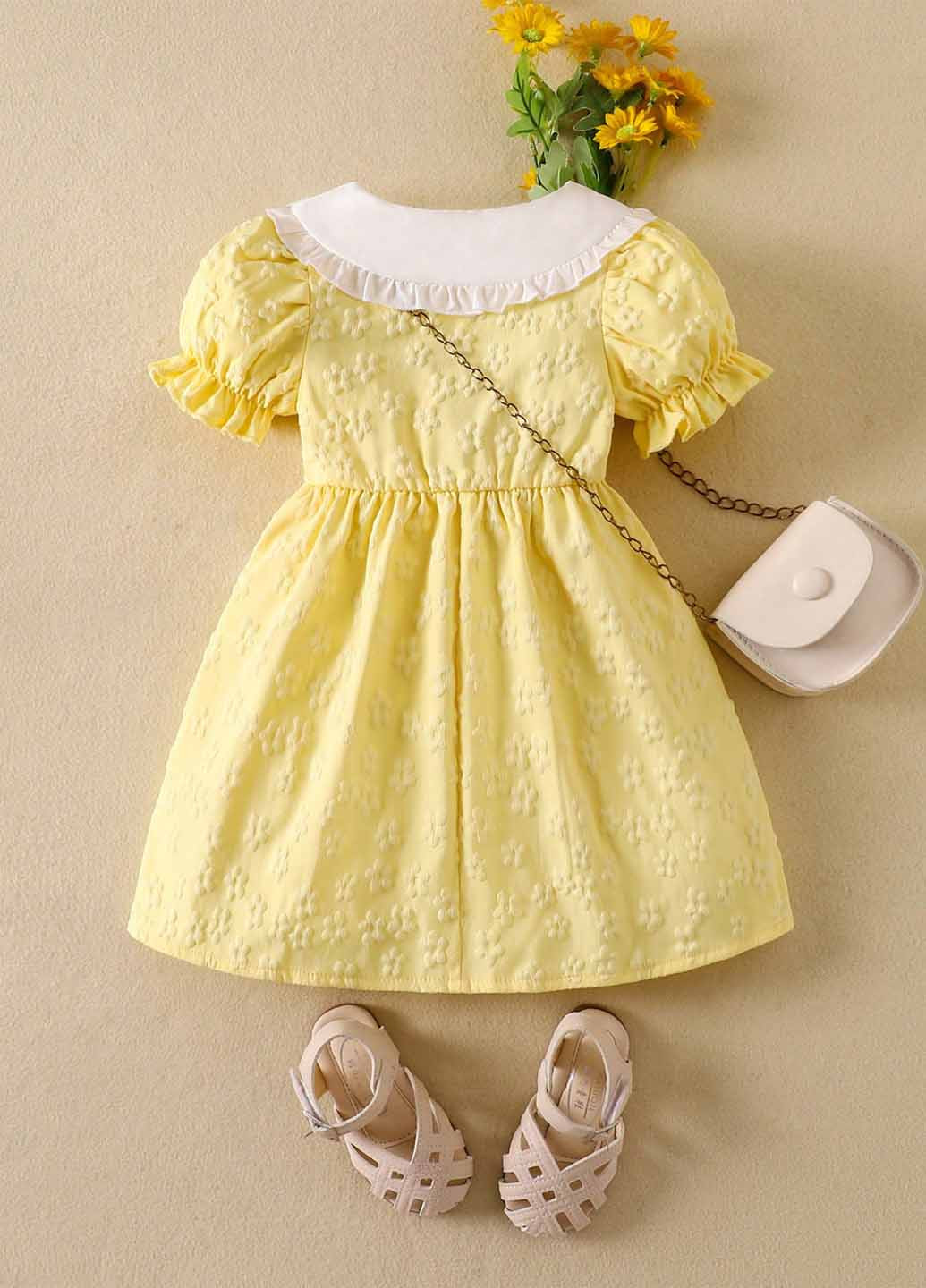 Жёлтое платье SHEIN (367194539)