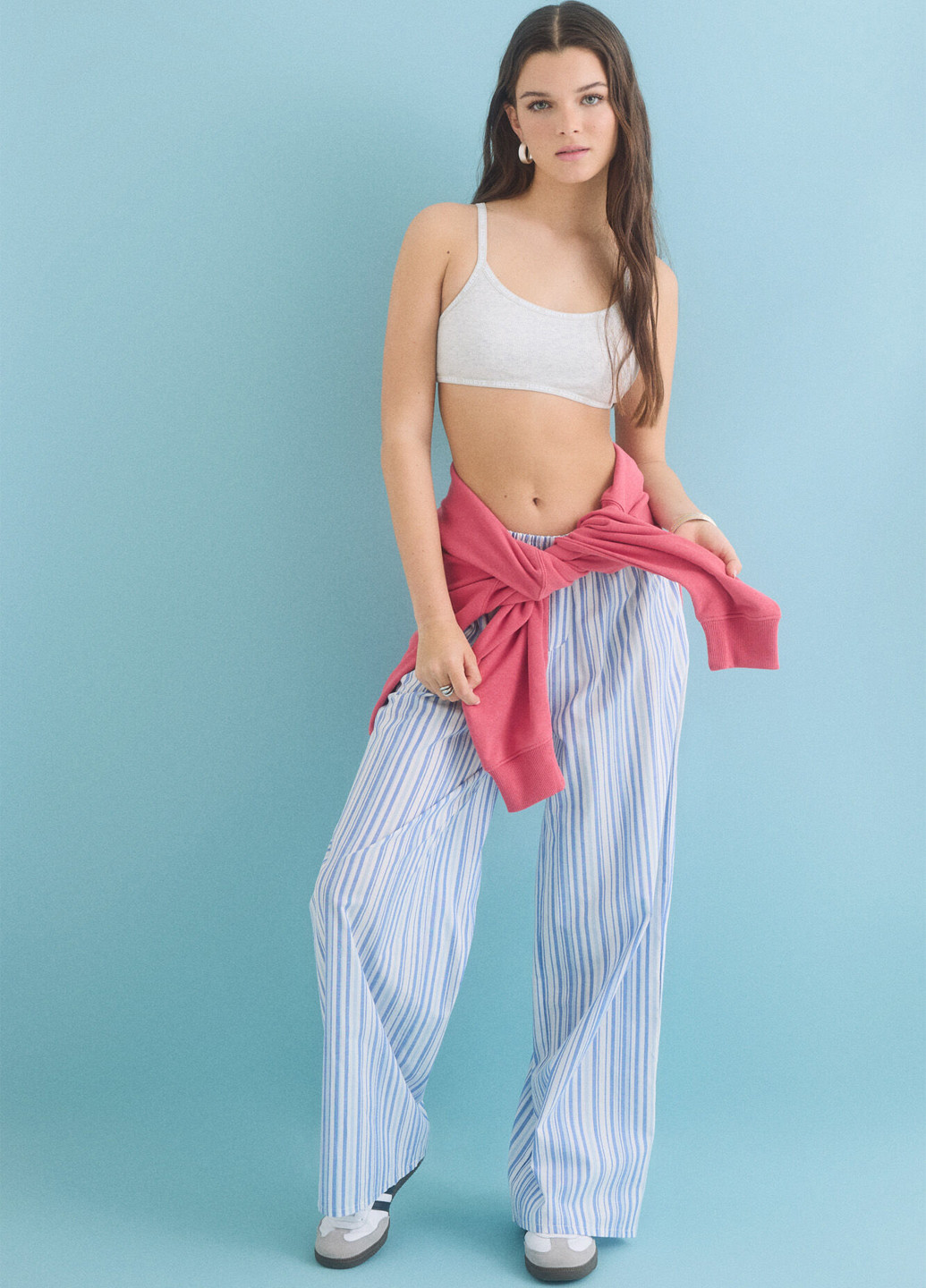 Сірий топ бюстгальтер Women'secret без кісточок бавовна