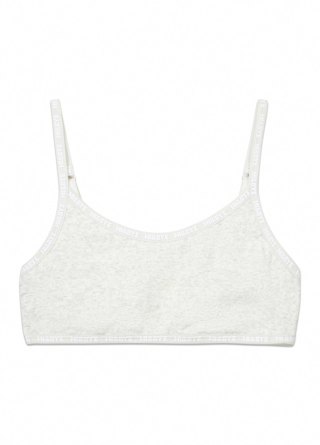 Сірий топ бюстгальтер Women'secret без кісточок бавовна