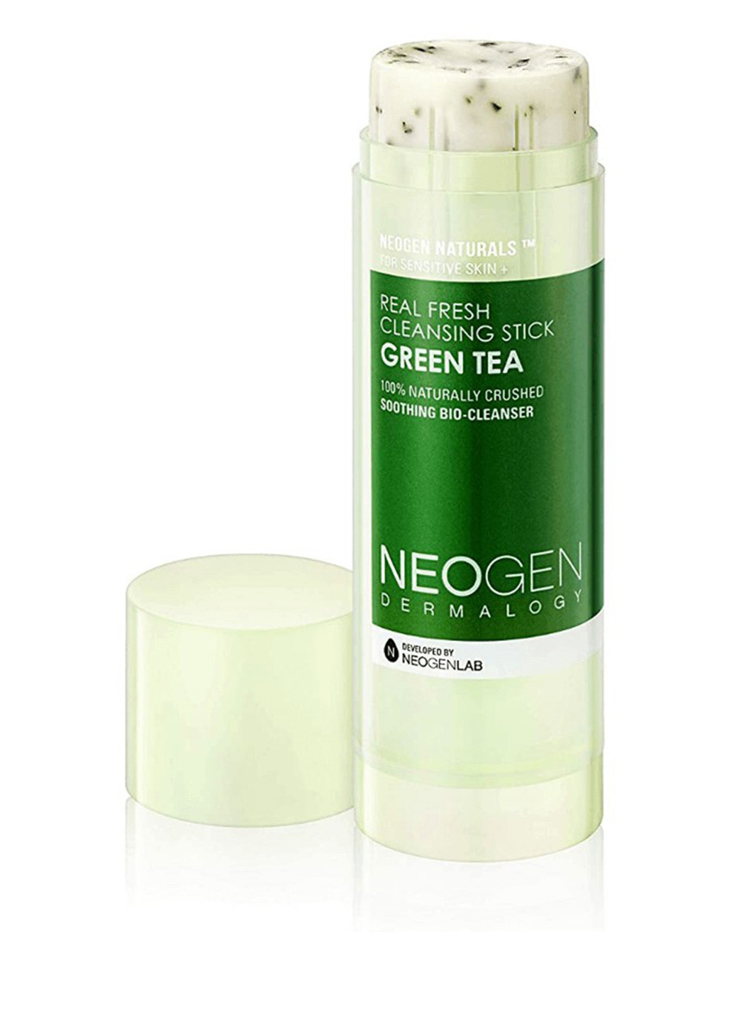 Що очищає стик із зеленим чаєм Dermalogy Real Fresh Cleansing Stick Green Tea, 80 мл Neogen (186585867)
