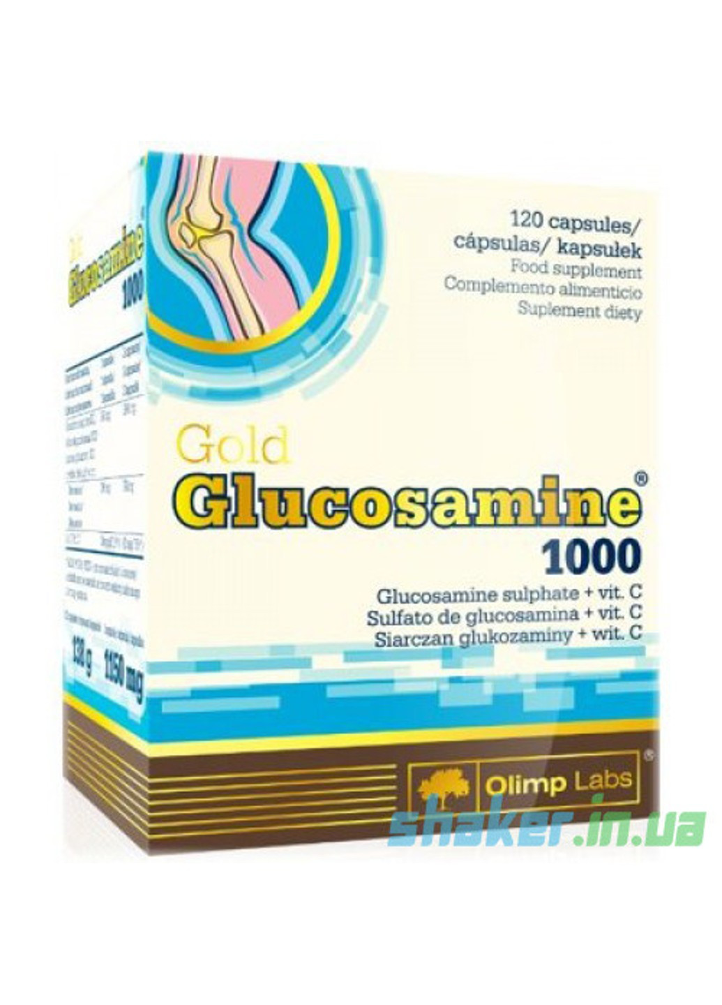 Глюкозамин Gold Glucosamine 1000 (120 капс) олимп Olimp (255408595)