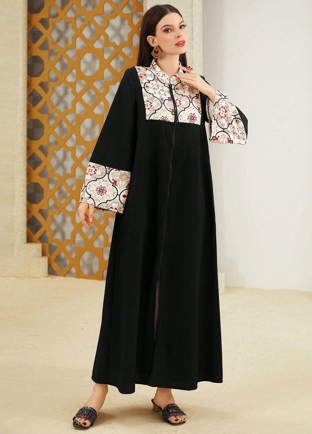 Чорна кежуал сукня а-силует SHEIN колор блок