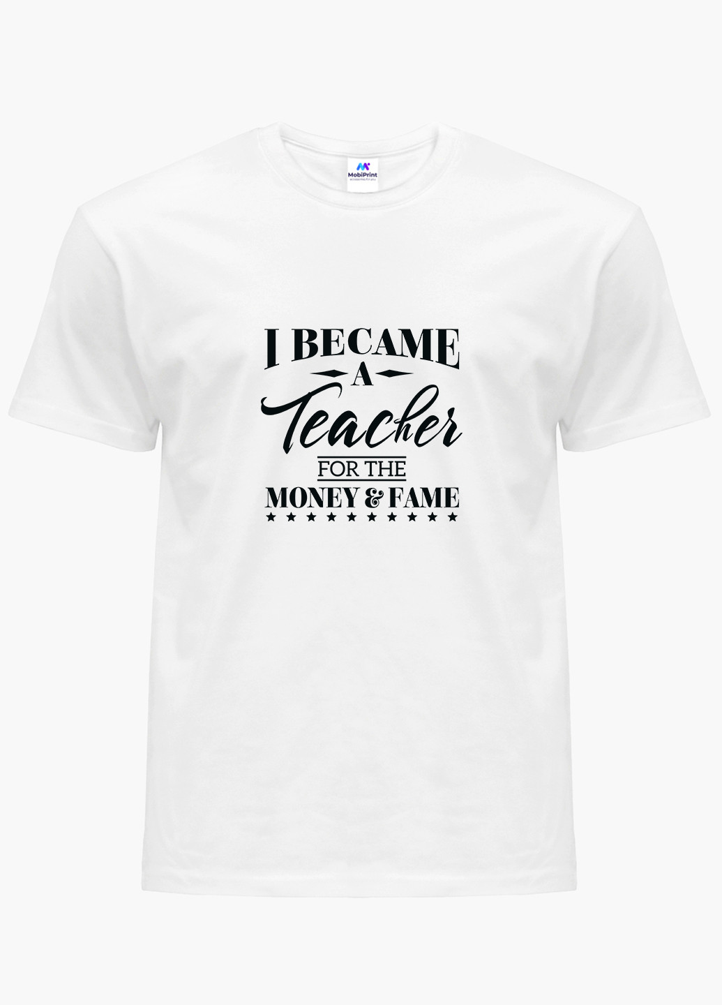 Біла демісезон футболка жіноча учитель (teacher) білий (8976-2069) xxl MobiPrint