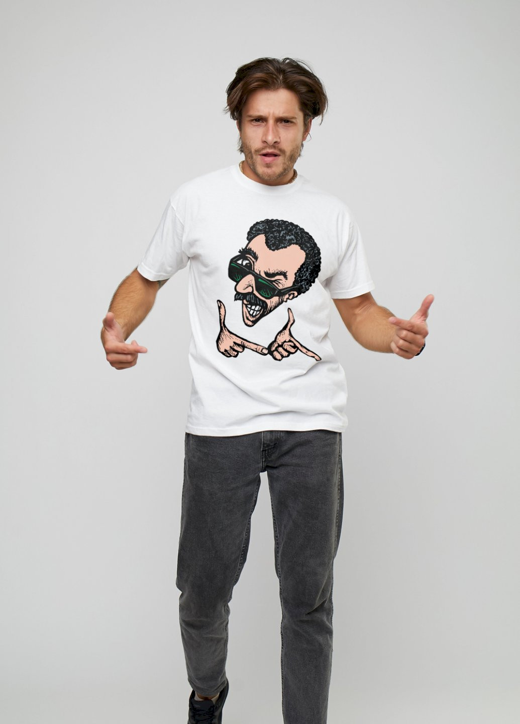 Белая футболка мужская YAPPI