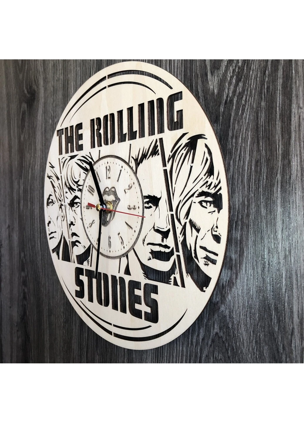 Концептуальний настінний годинник в інтер`єр «The Rolling Stones» 7Arts (253566477)