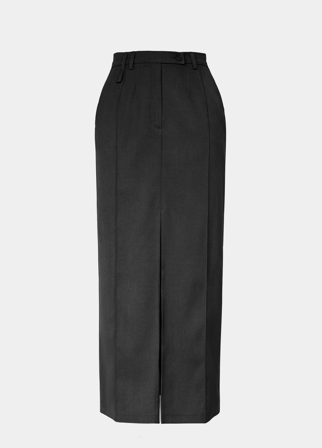 Черная кэжуал однотонная юбка Gepur карандаш