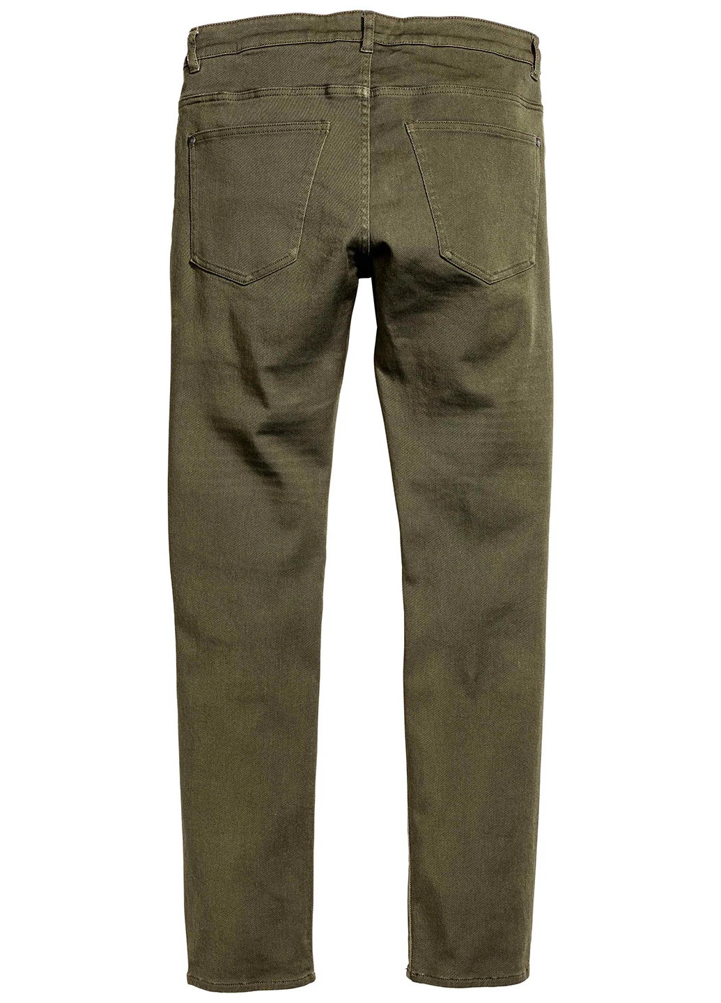 Хаки демисезонные зауженные джинсы H&M