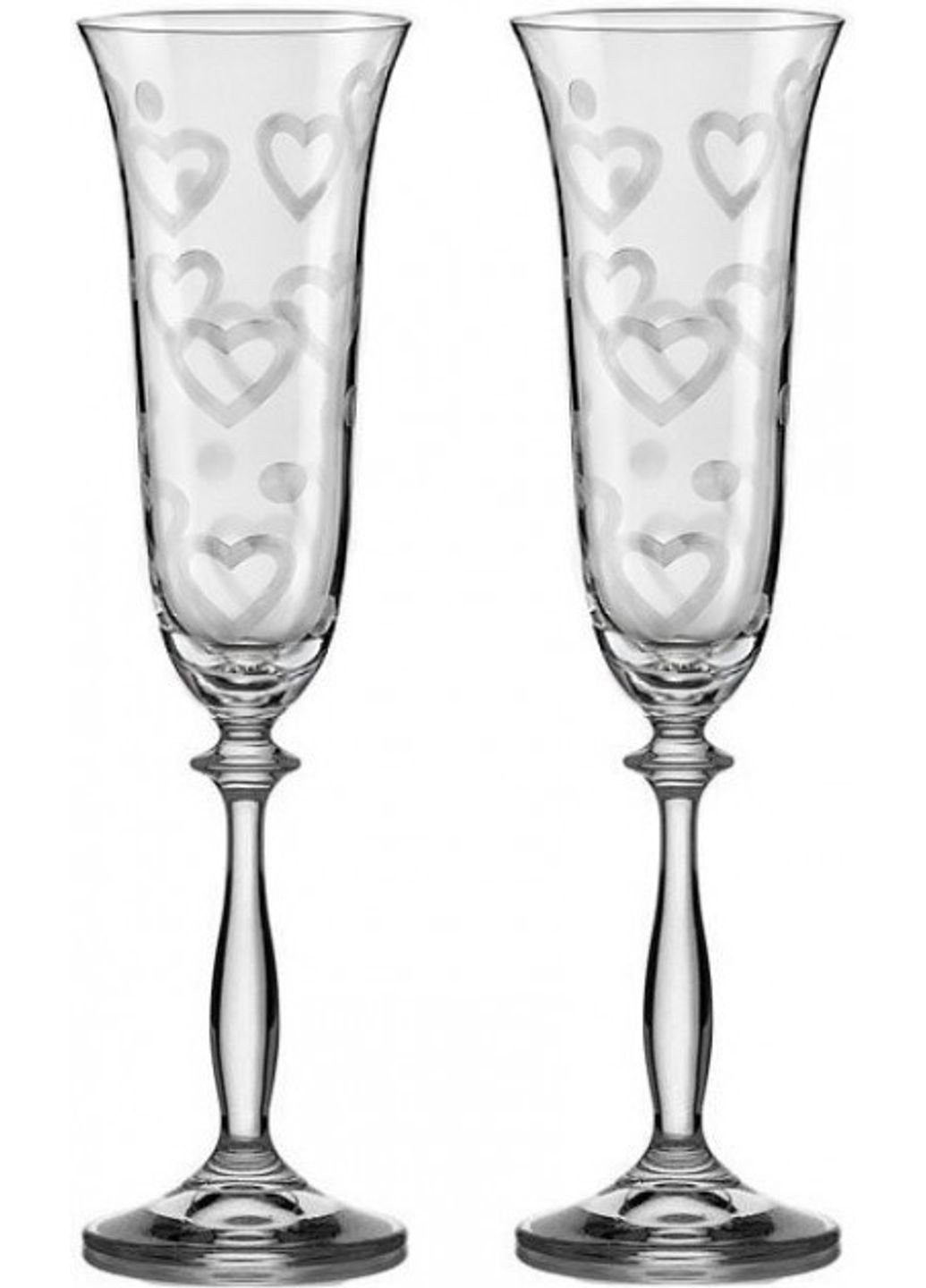 Набор бокалов для шампанского 190 мл 2 шт Angela 40600/С5775/190/2 Bohemia (253583248)