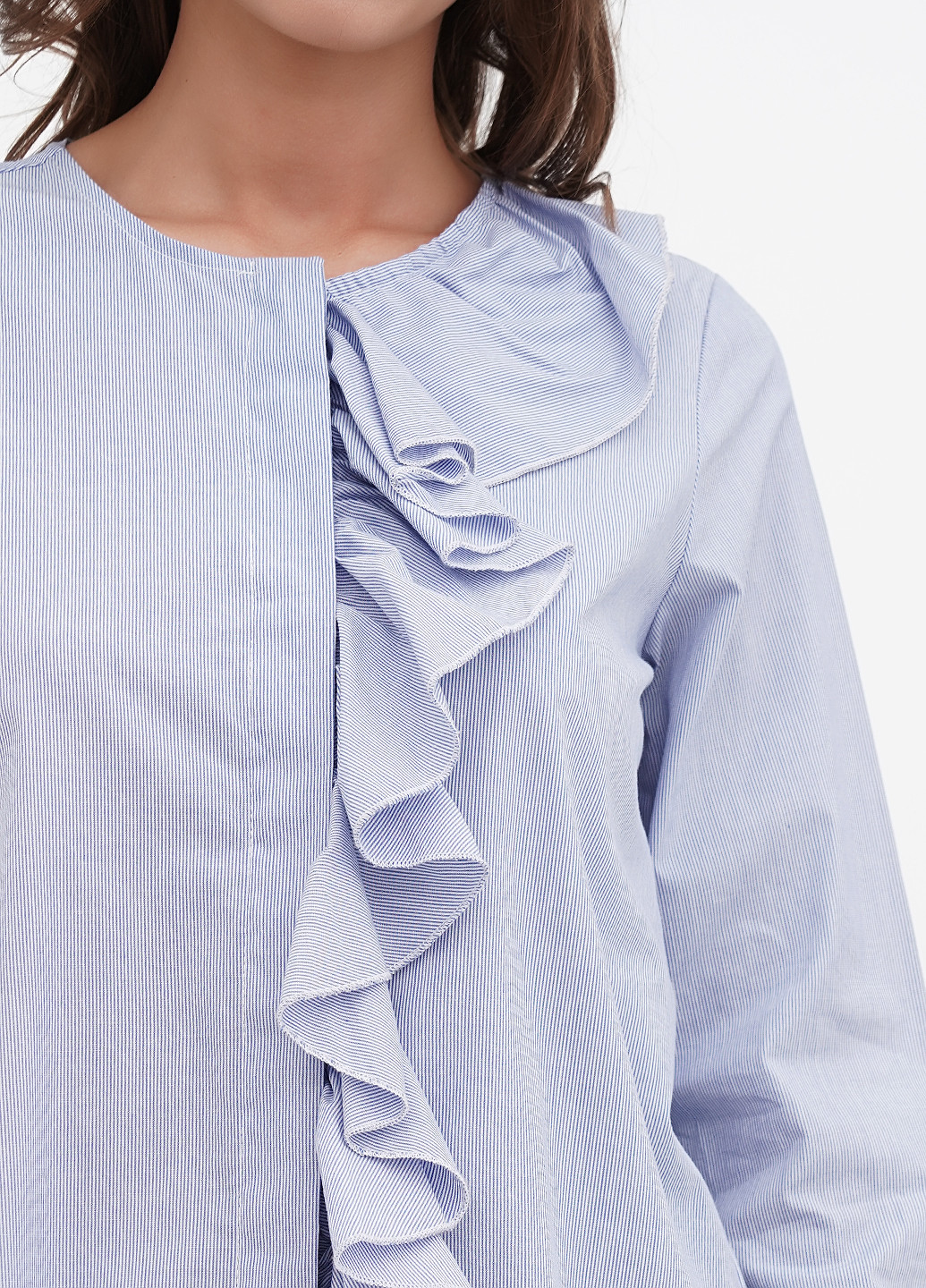 Голубая демисезонная блуза Souvenir