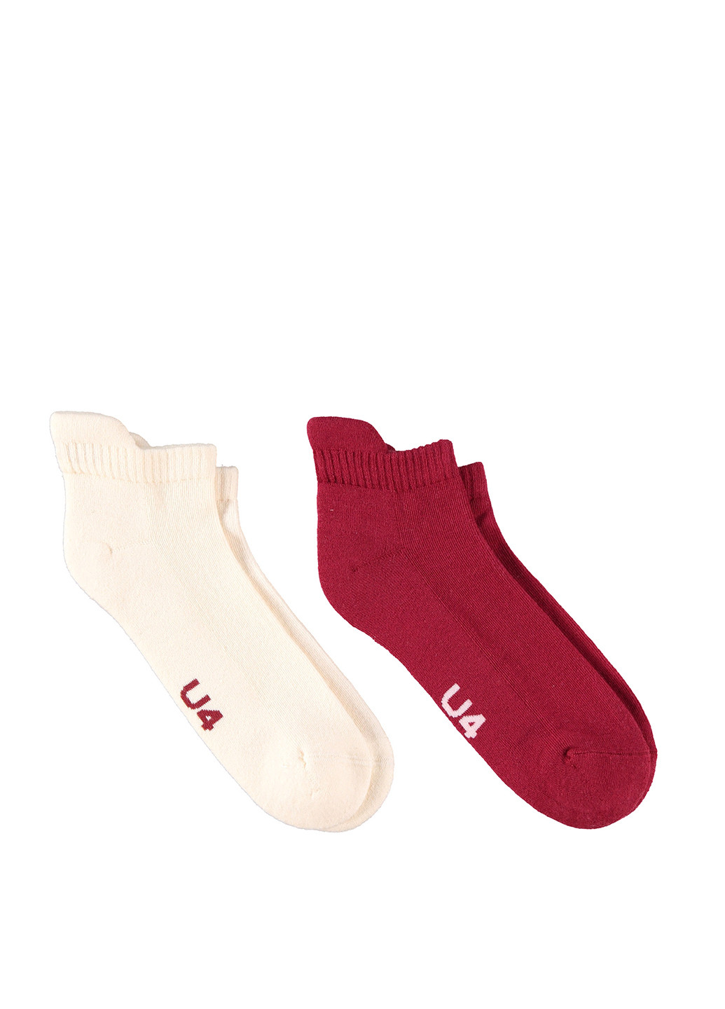 Комбинированные носки (2 пары) UNITED4 однотонные (329058606)