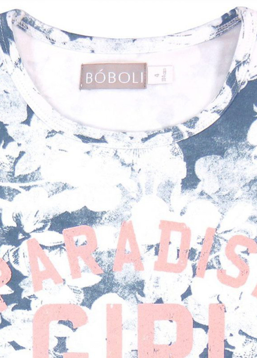 Комбинированная летняя футболка Boboli
