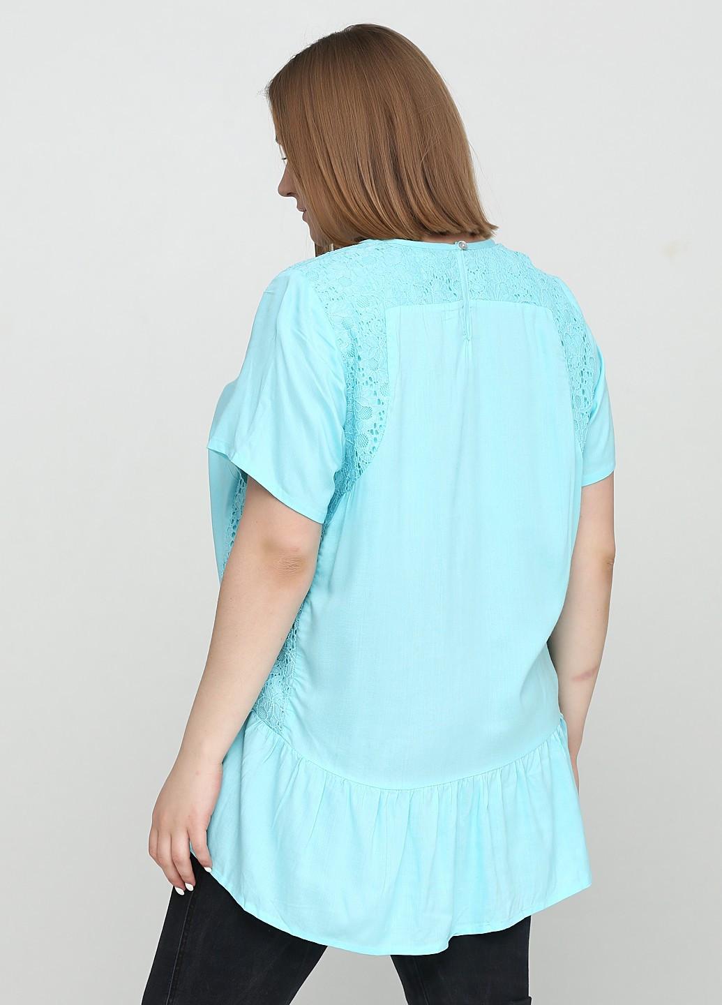 Голубая демисезонная блузка LabelBe