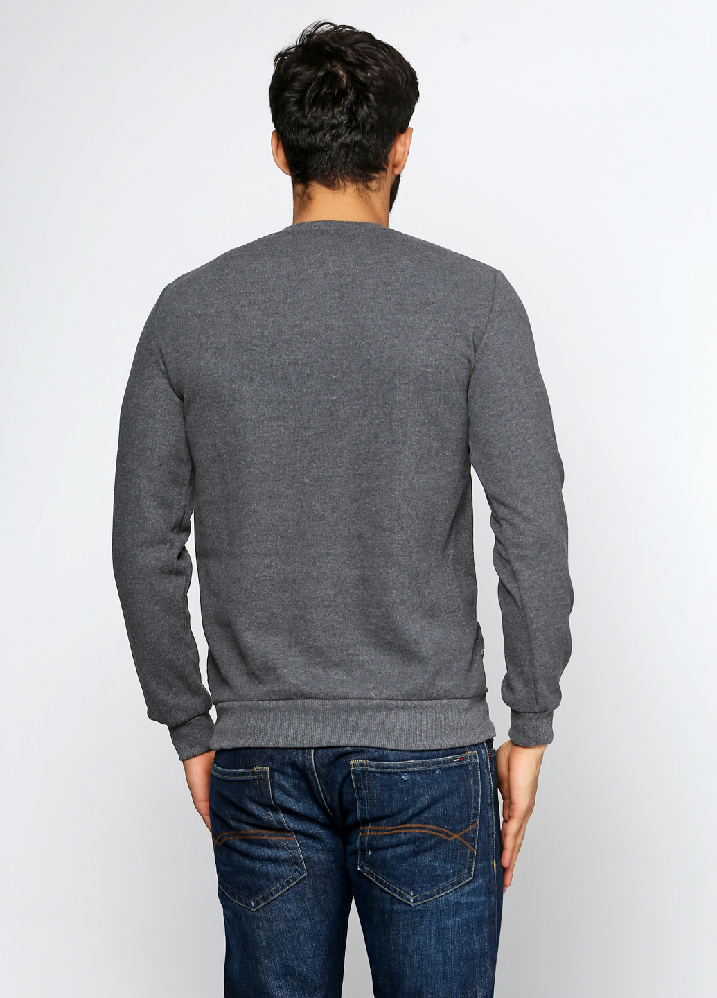 Сірий демісезонний пуловер пуловер DKM