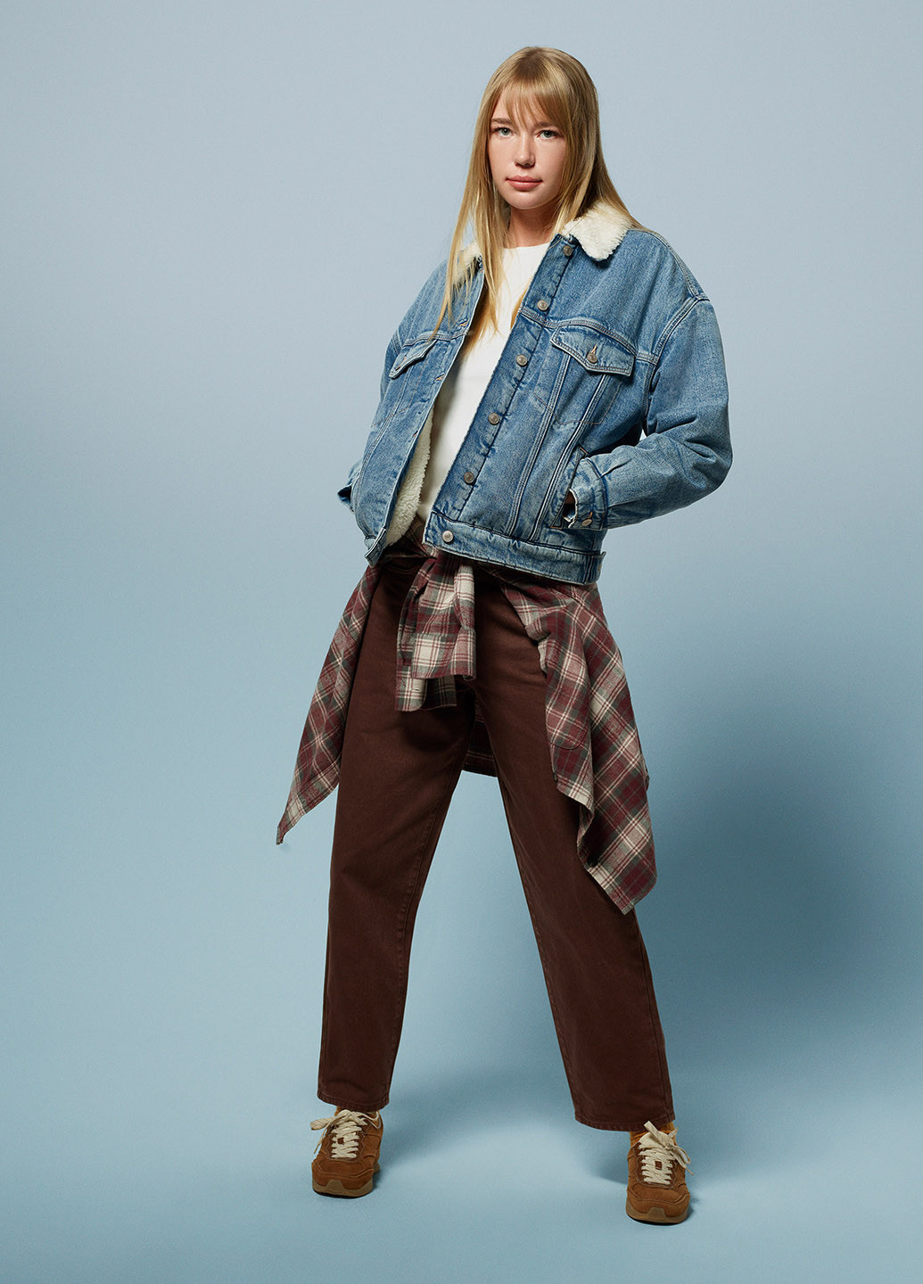 Синяя зимняя жакет Colin's