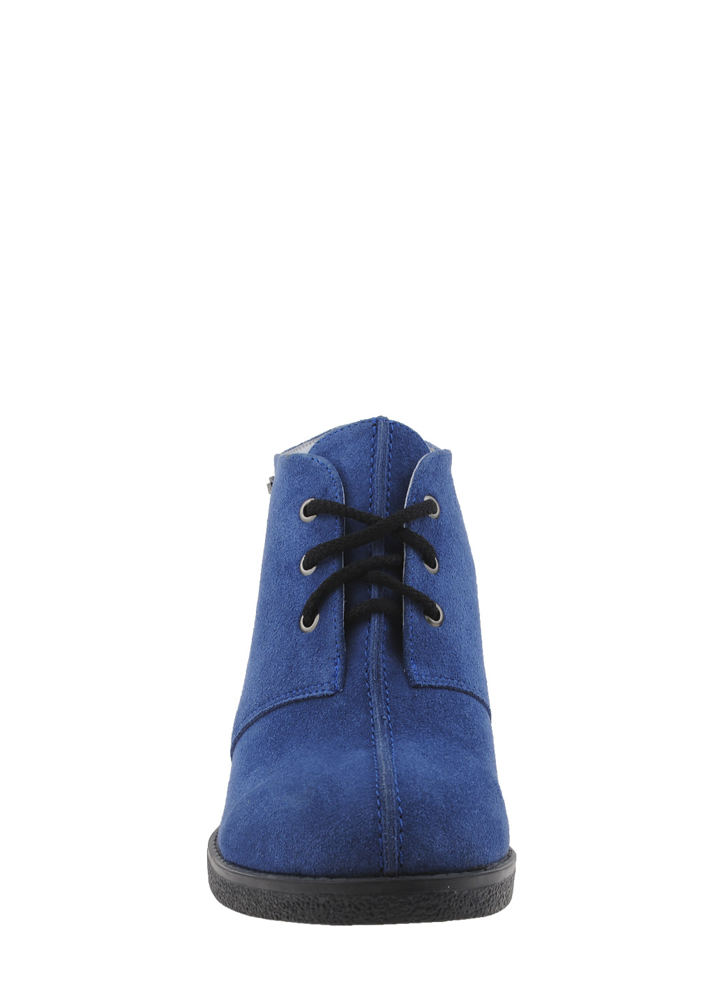 Осенние ботинки r1806-11 голубой Amedea из натуральной замши