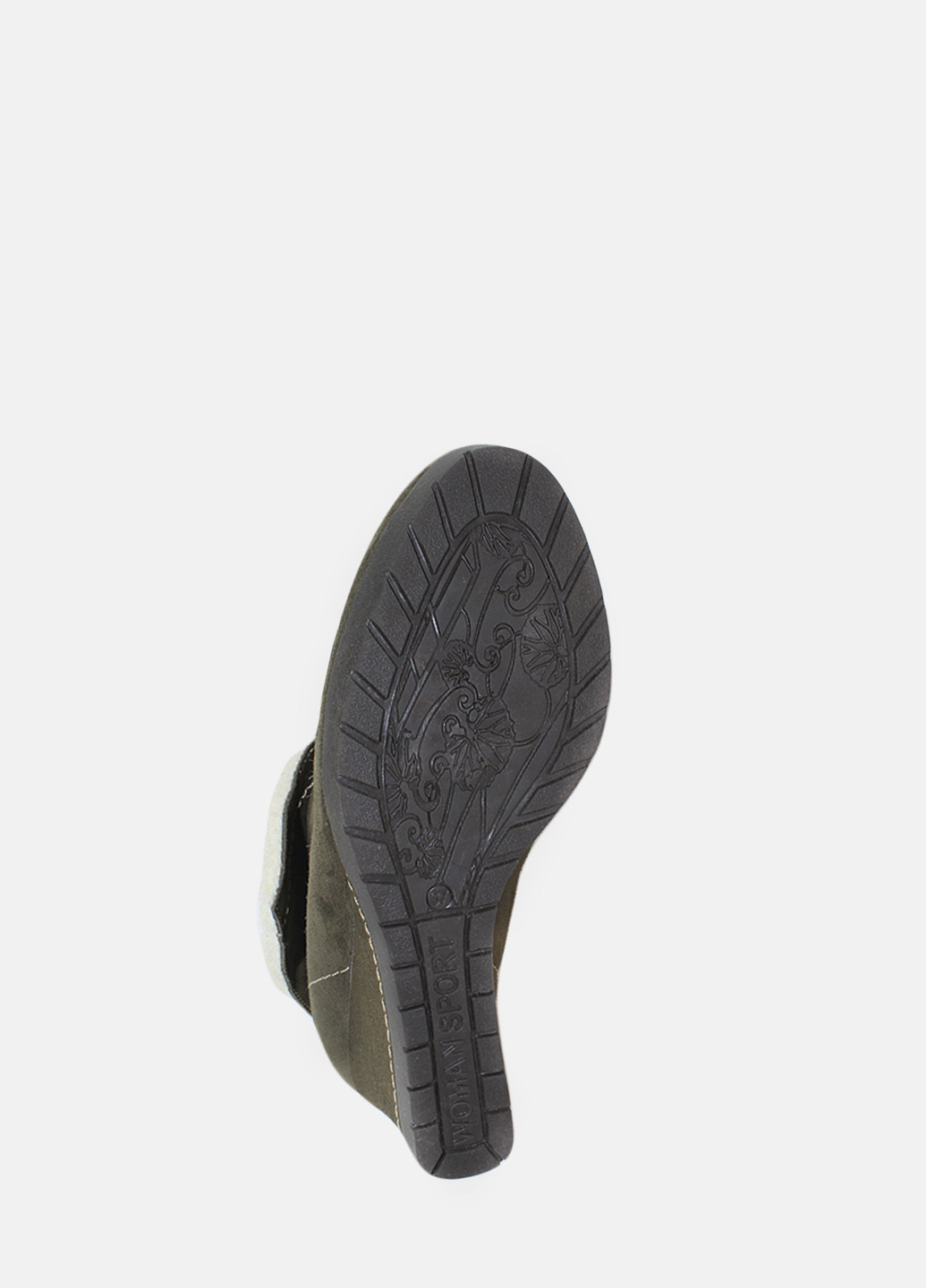 Зимние ботинки rfv5358-11 зеленый Favi из натуральной замши