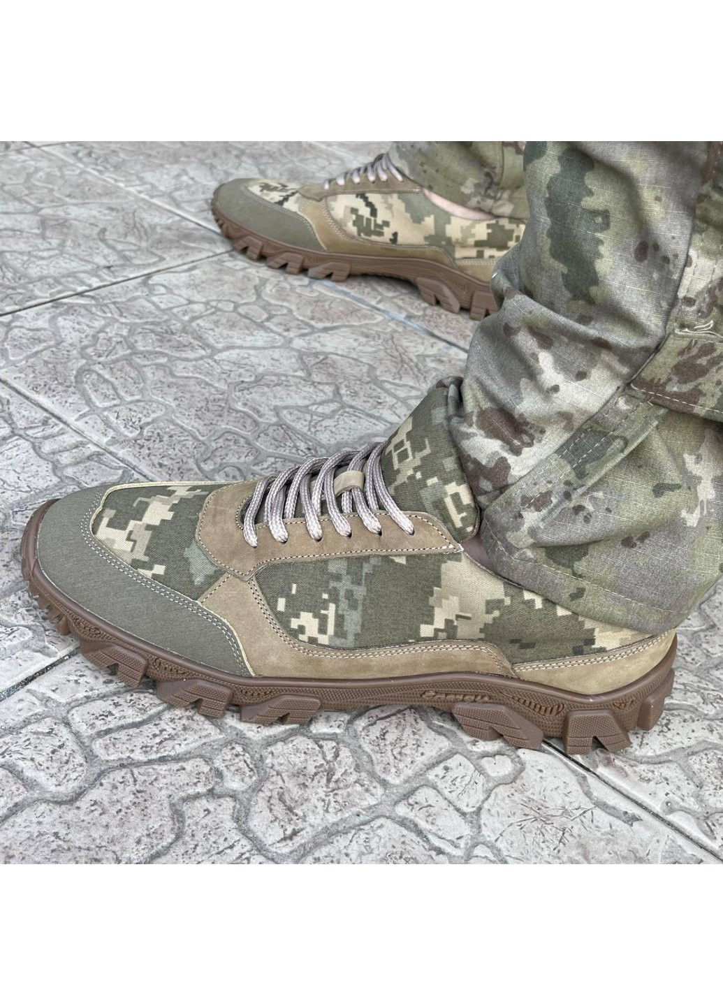 Хакі Осінні кросівки чоловічі тактичні зсу піксель kros pixel 6656 41 р 27 см хакі Power