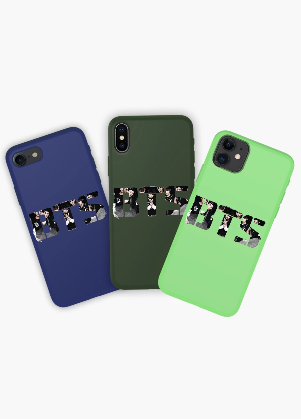 Чохол силіконовий Apple Iphone X БТС (BTS) (6129-1101) MobiPrint (219357410)