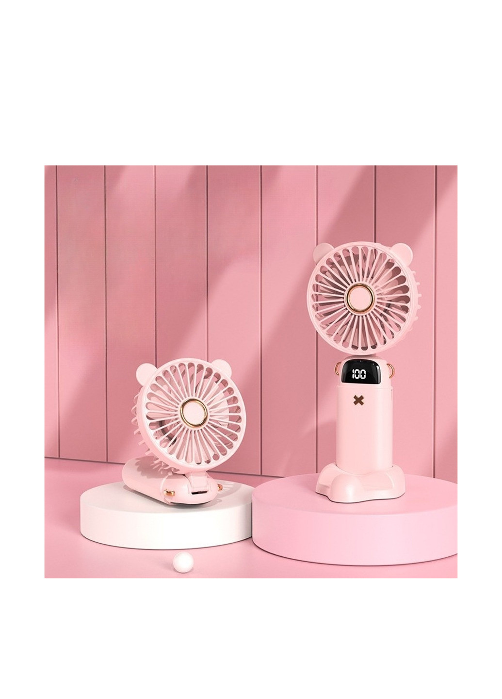 Вентилятор акумуляторний портативний на 5 швидкостей роботи No Brand (348081216)