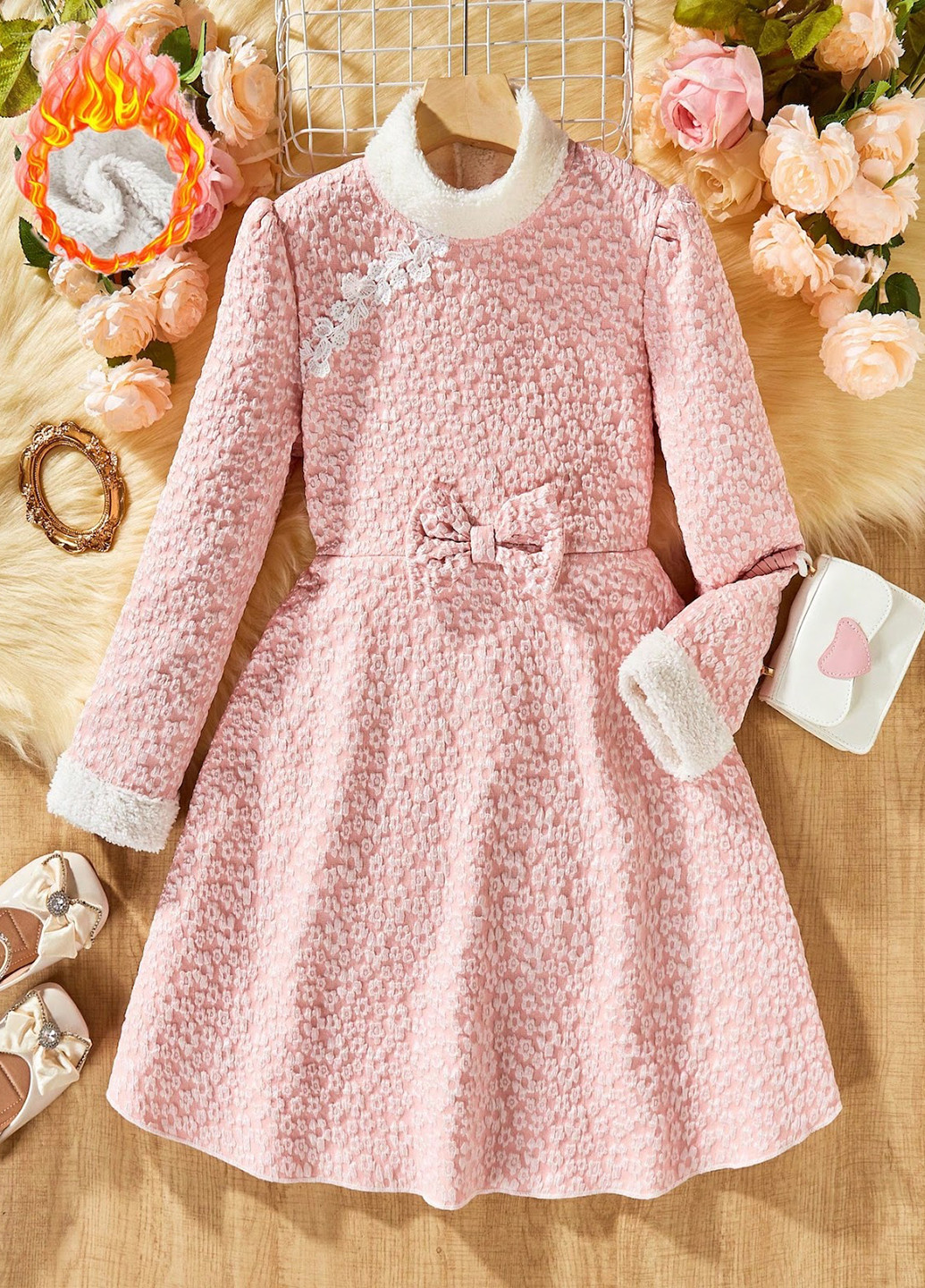 Розовое платье SHEIN (329544216)