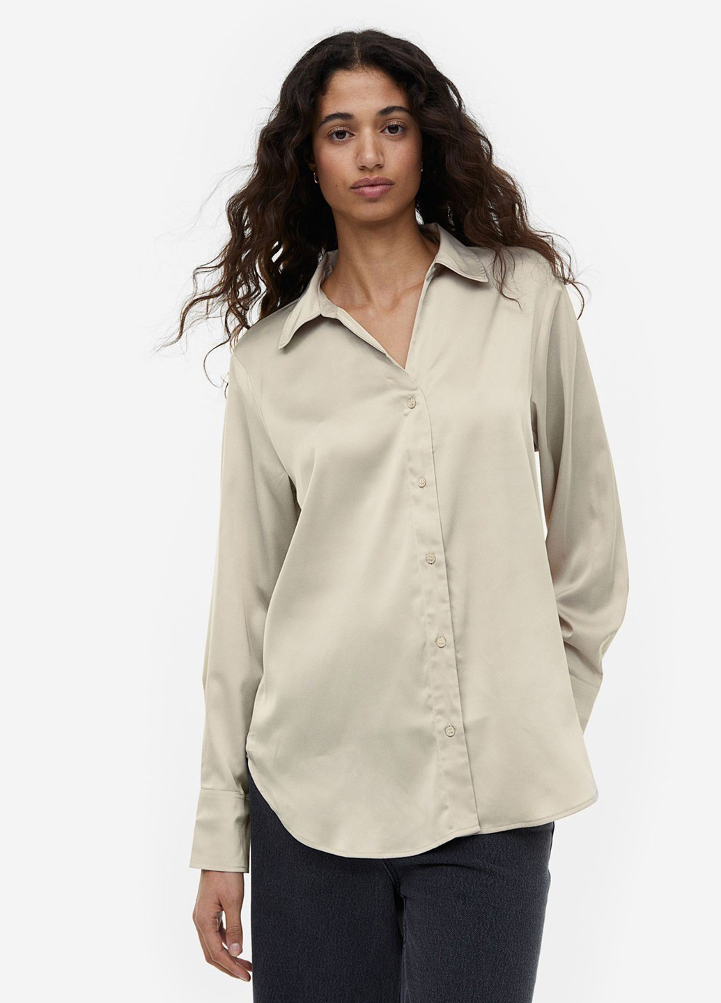Бежева блуза H&M