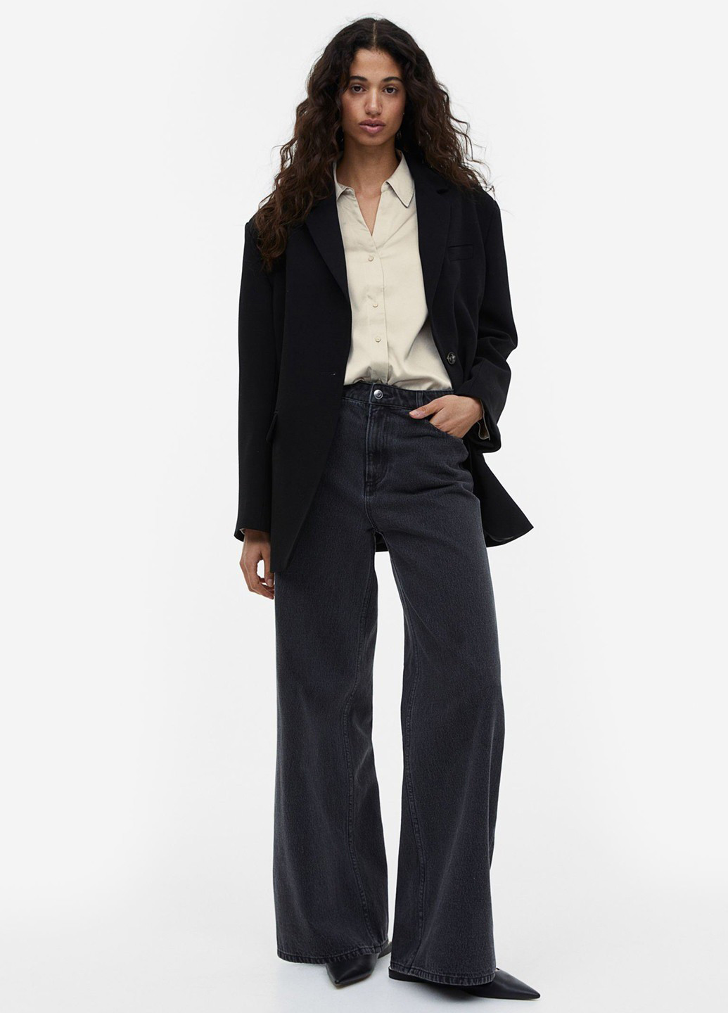 Бежева блуза H&M