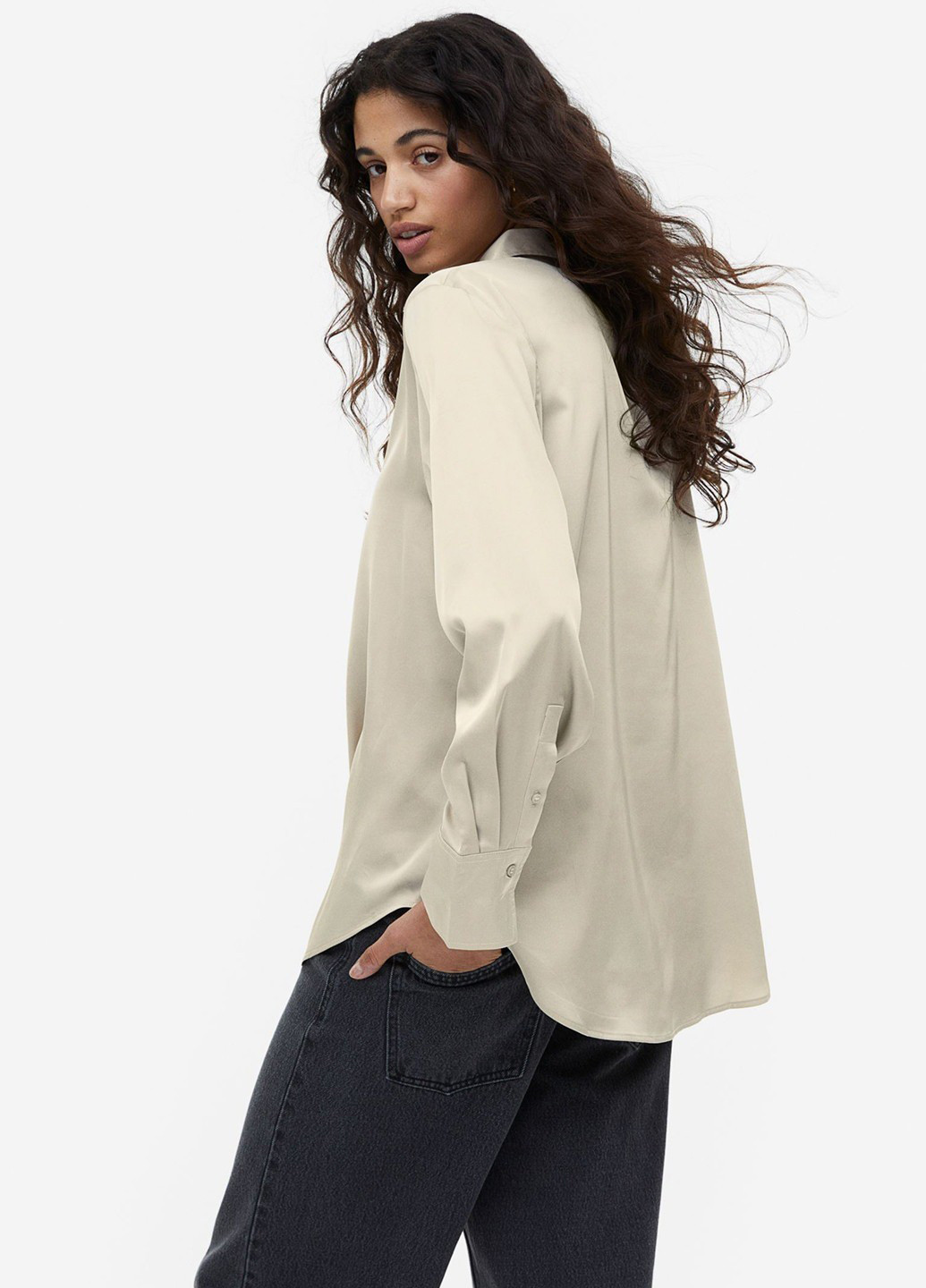 Бежева блуза H&M