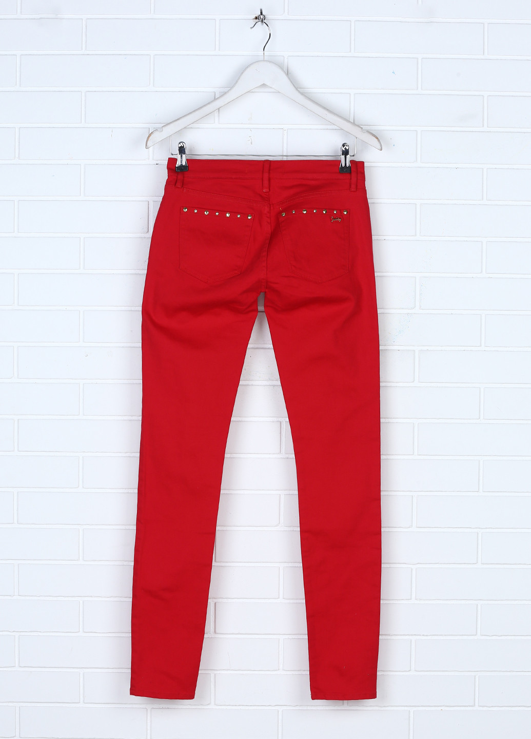 Красные кэжуал демисезонные брюки Juicy Couture