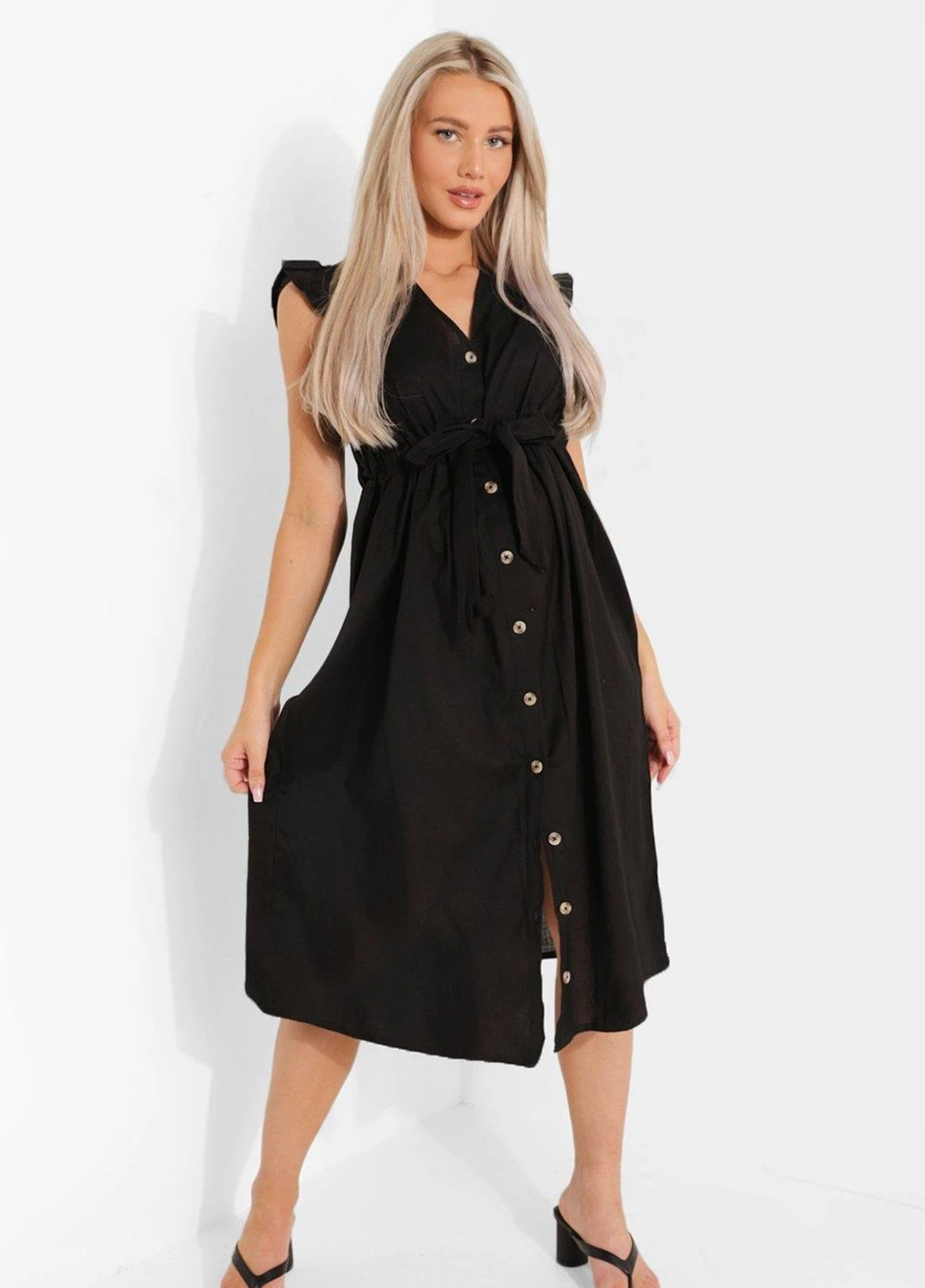 Черное платье Boohoo