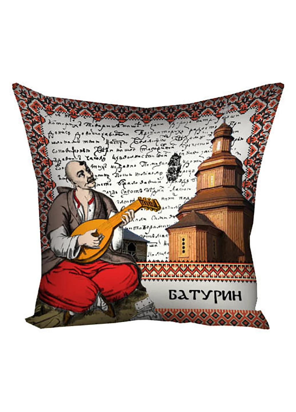 Подушка з принтом 40х40 см Presentville (251397971)