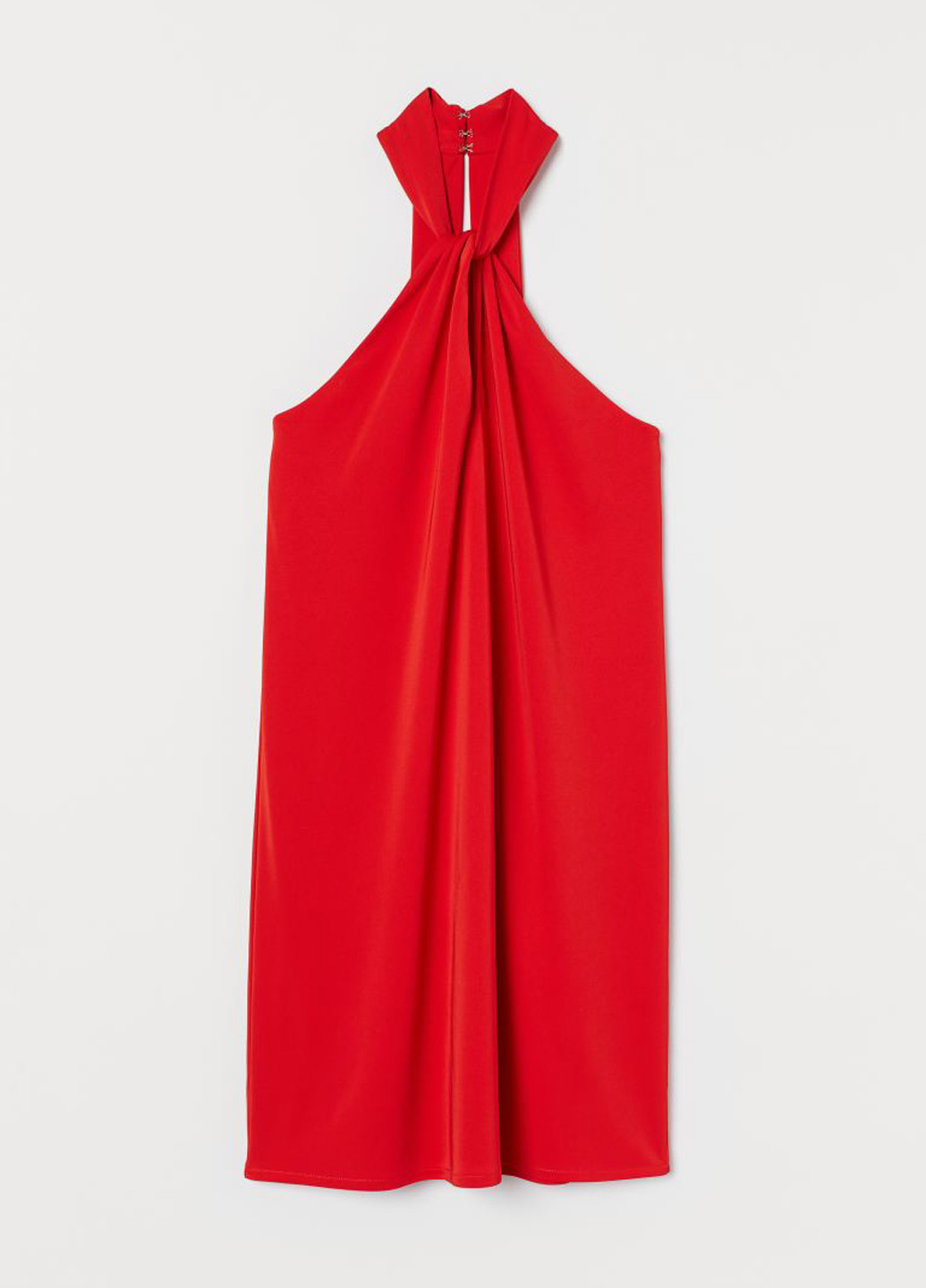 Червона кежуал сукня, сукня а-силует H&M однотонна