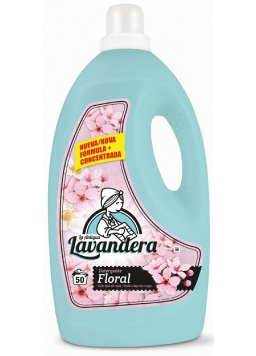 Гель для прання Floral з ароматом квітів, 2.5 л (50 прань) La Antigua Lavandera (254255861)