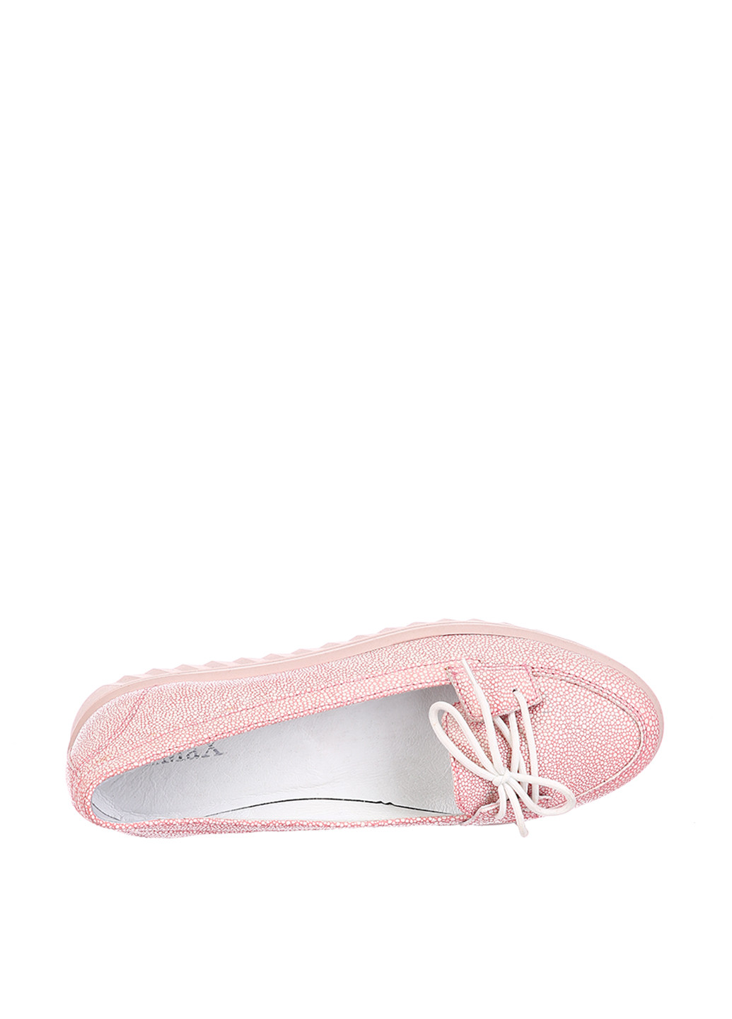 Розовые кэжуал балетки In Max со шнуровкой