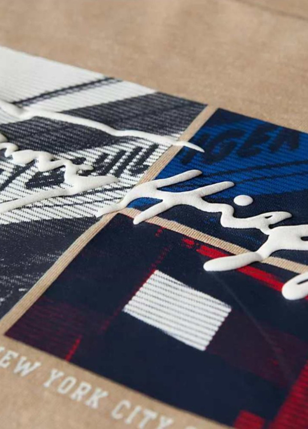 Бежева літня футболка Tommy Hilfiger