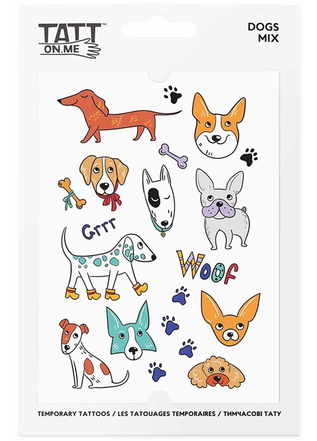 Временные тату "Dogs mix" TATTon.me (254255623)