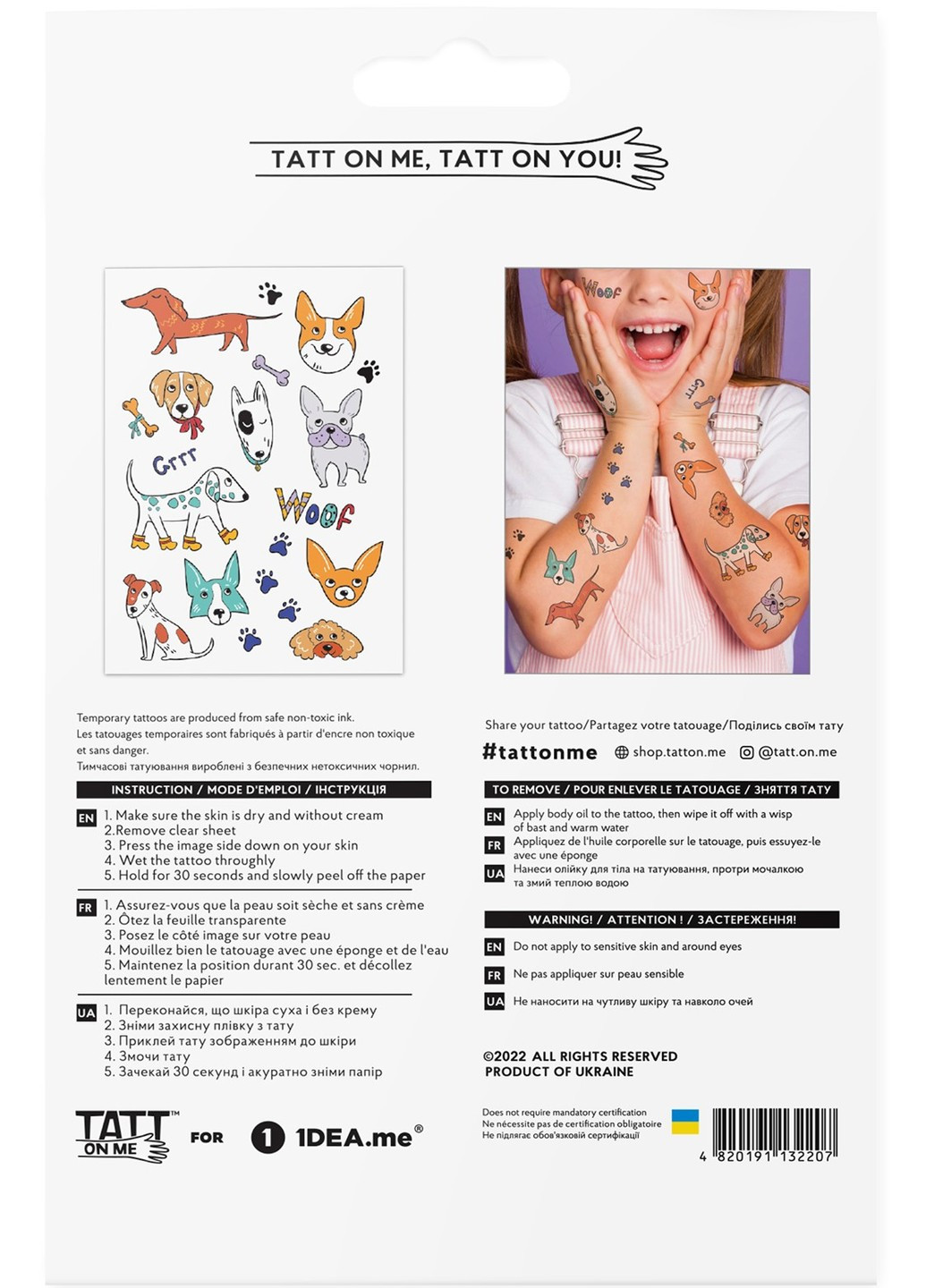 Временные тату "Dogs mix" TATTon.me (254255623)