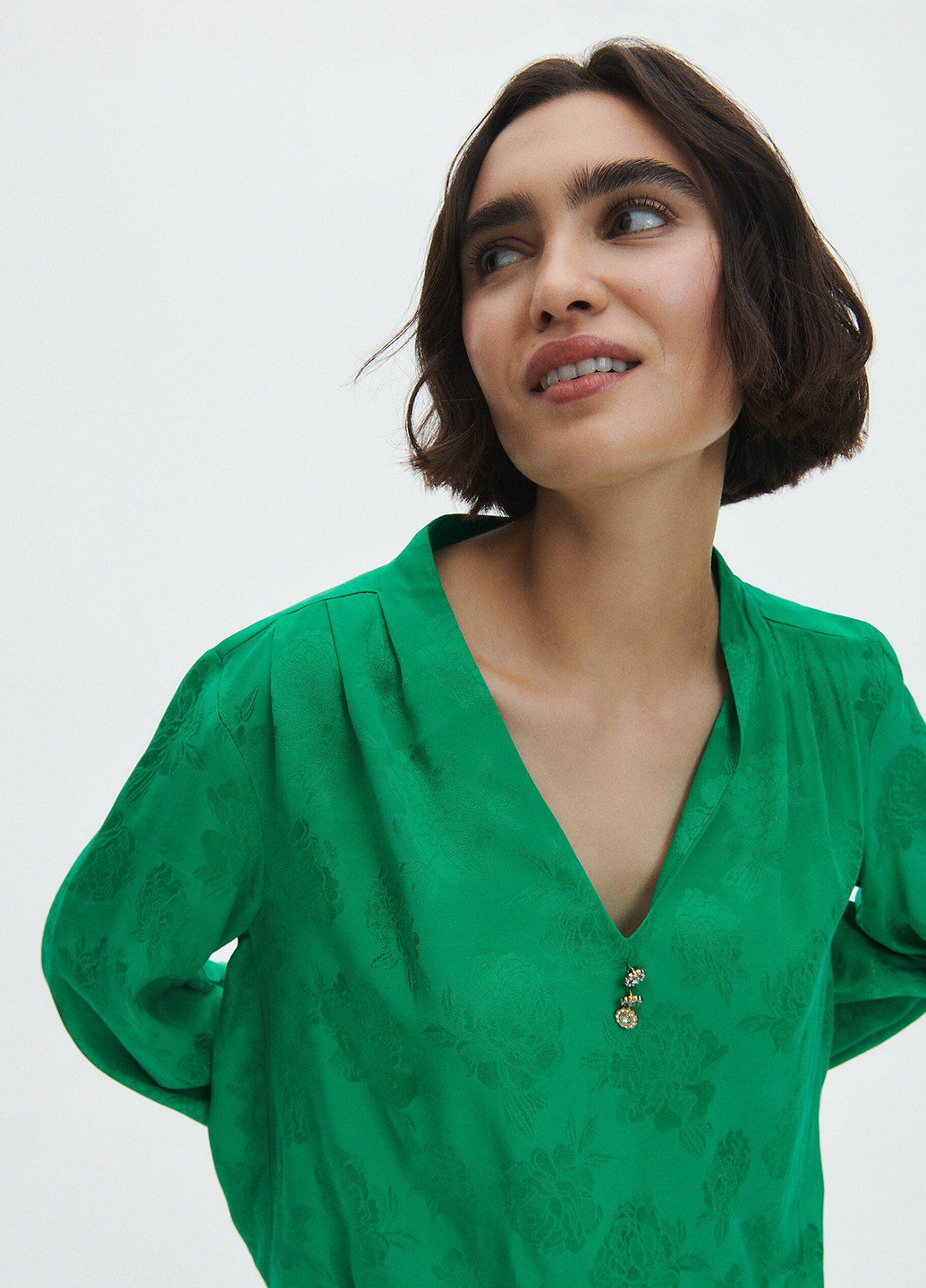 Зелена блуза Reserved
