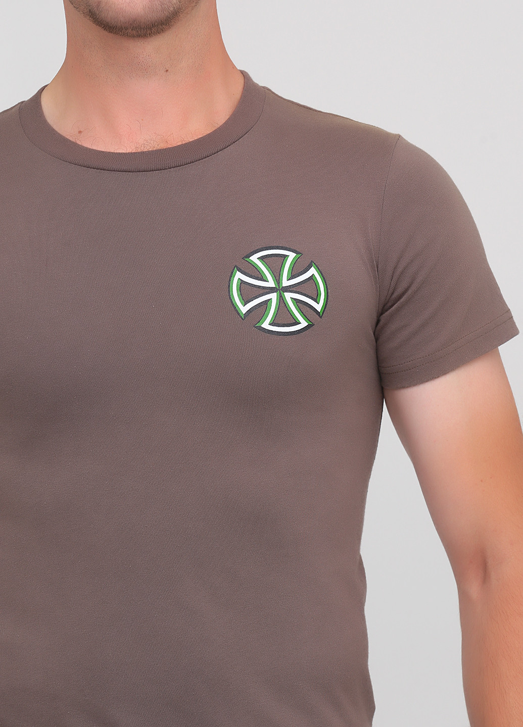 Сіро-зелена футболка Independent