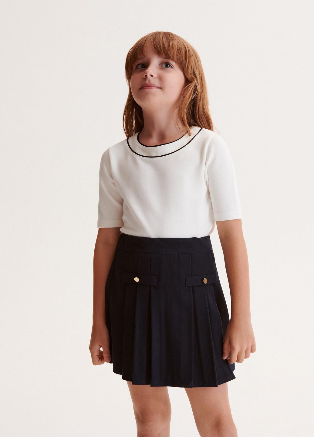 Белая летняя футболка Reserved