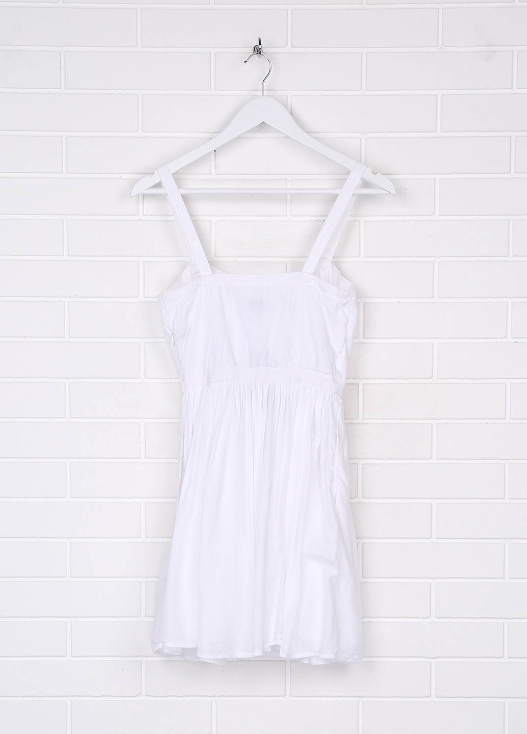 Белое кэжуал платье клеш Jack Wills однотонное