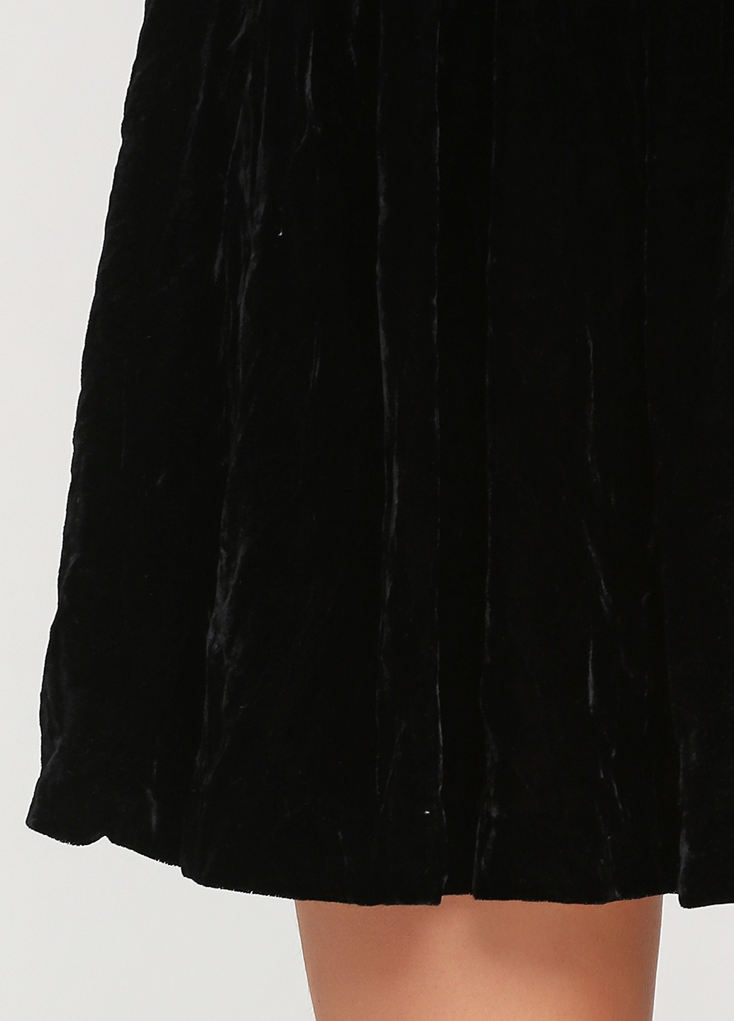 Черная кэжуал однотонная юбка Monki клешированная