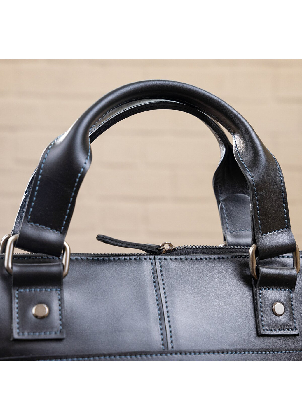 Чоловіча шкіряна сумка для ноутбука 37х25,5х7,5 см Shvigel (252134170)